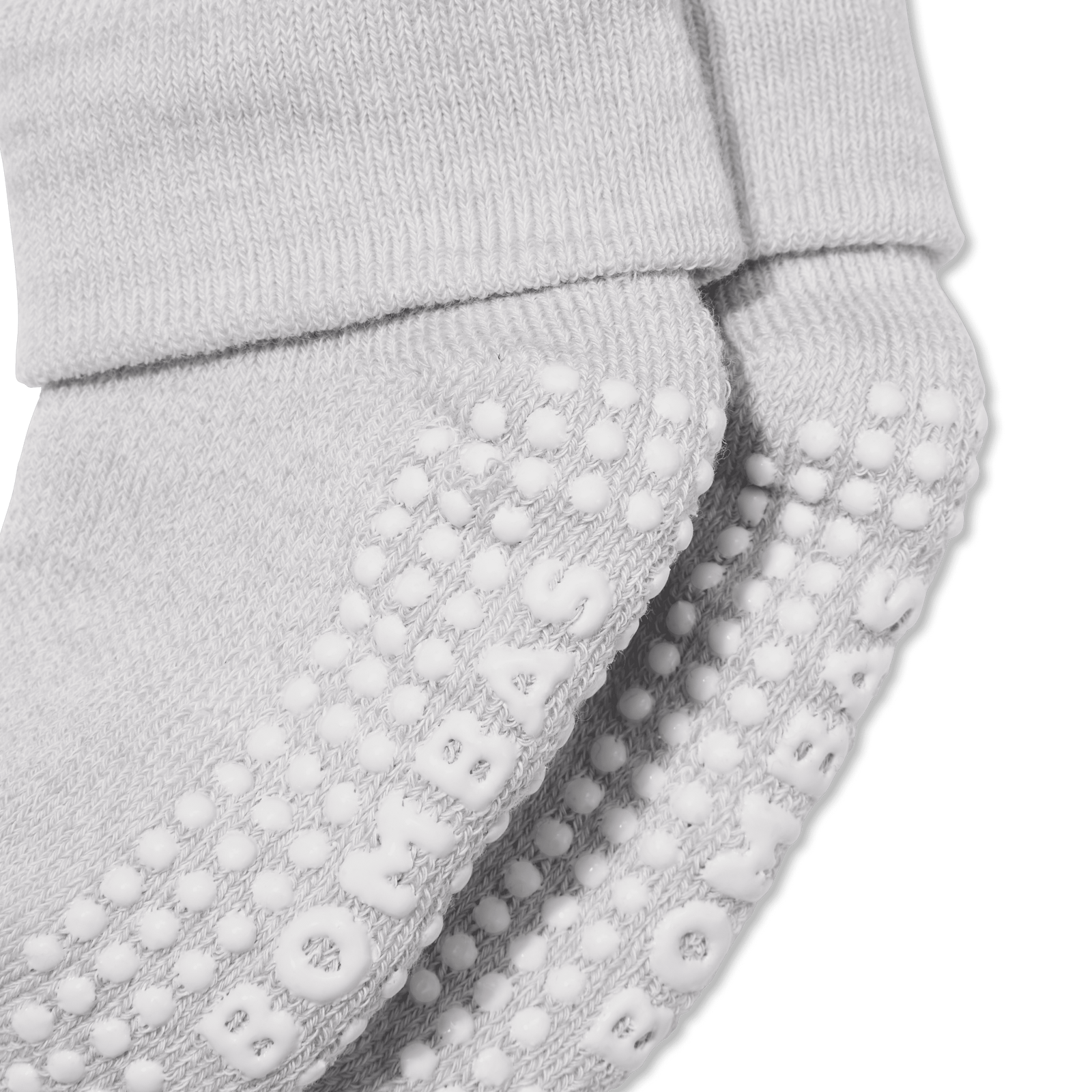 Baby Gripper Socks (6-12 Months) - Harbor Grey Detail [7804]