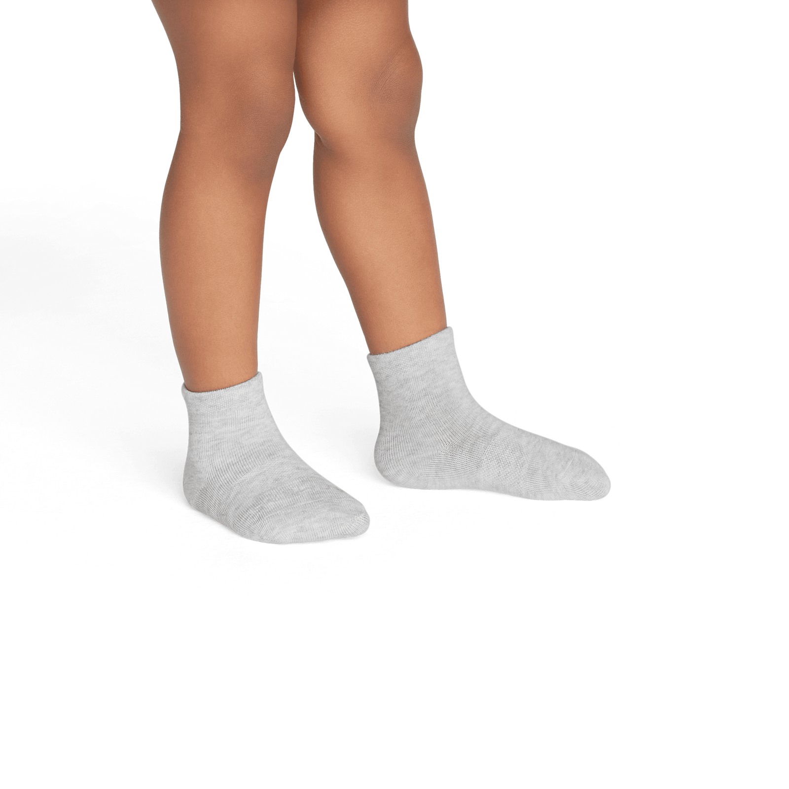 Toddler Lightweight Calf Sock - Light Grey Heather - TO1 [7847]
