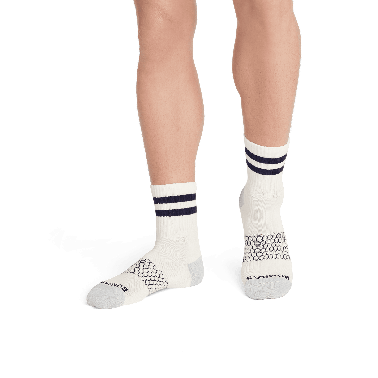 Half Calf Socks softwhite-navy-mo-3-transparent