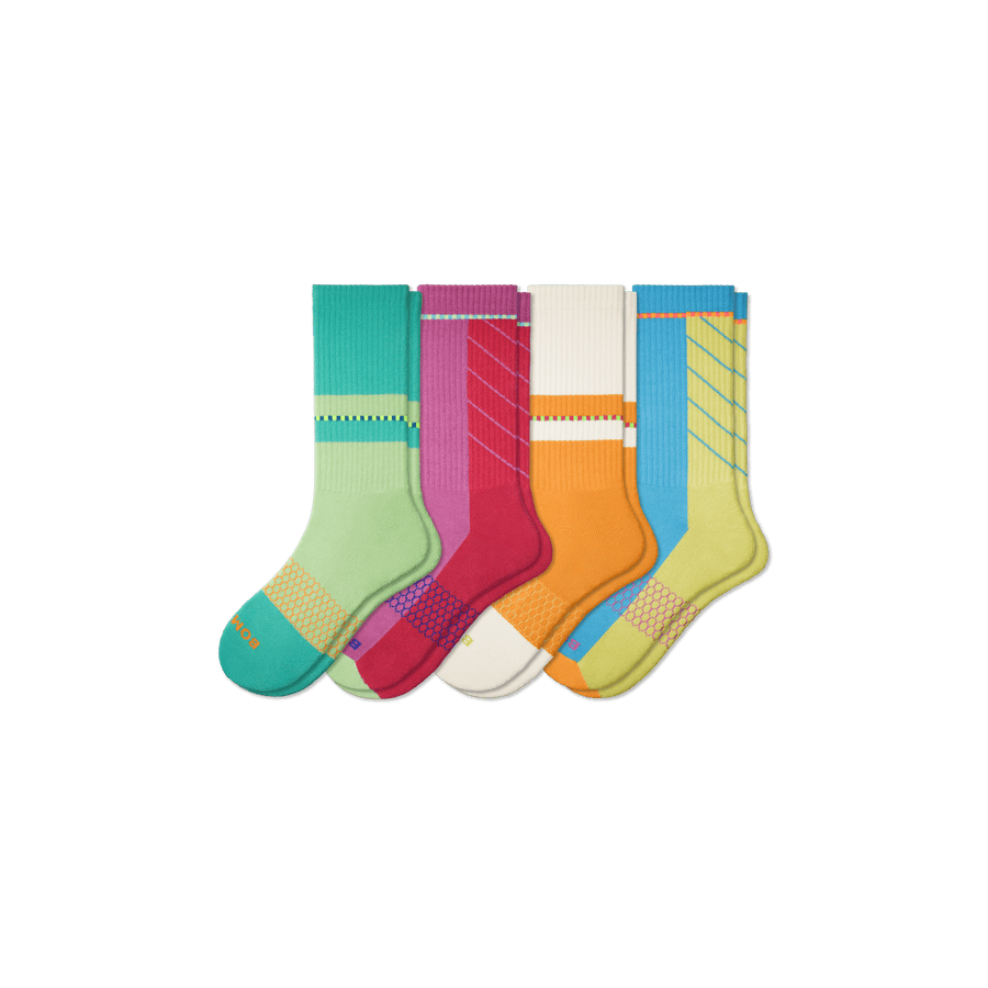 Black Hive Collection Calf Sock 4-Pack - Comfort Weekend Fit