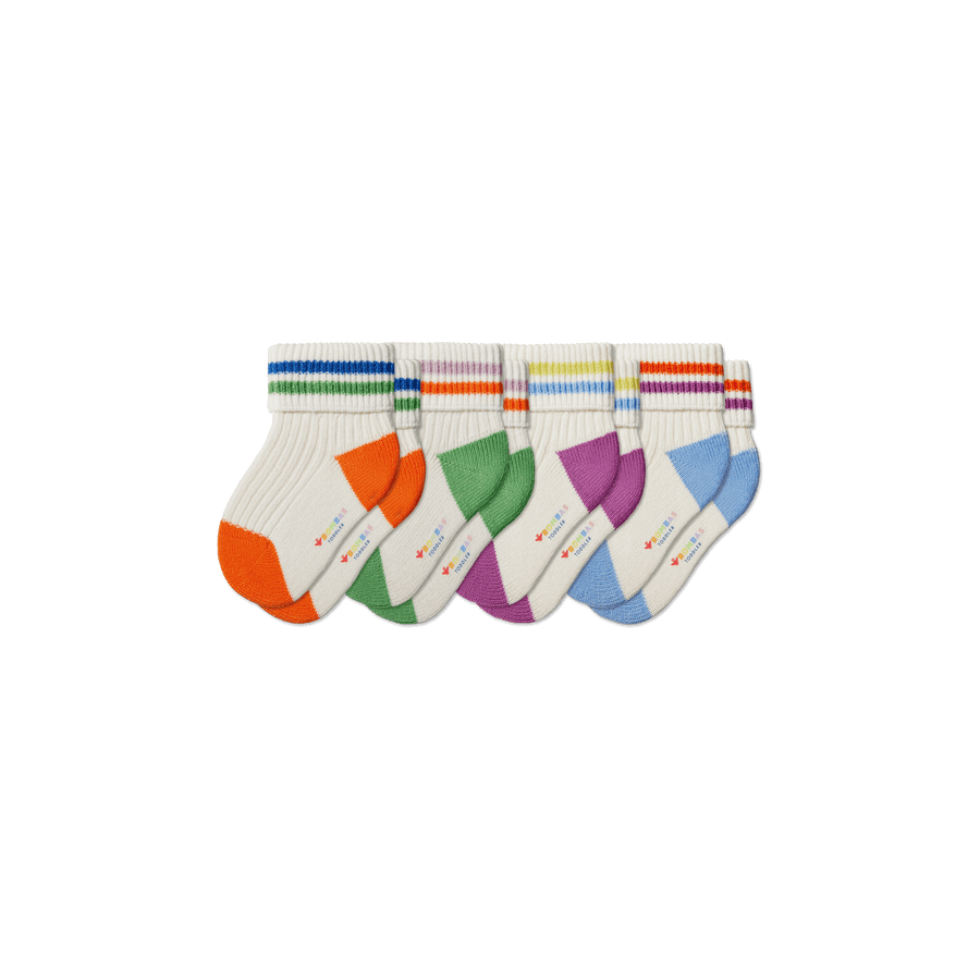 Toddler Pride Calf Sock 4-Pack - Everyday Office Cushion