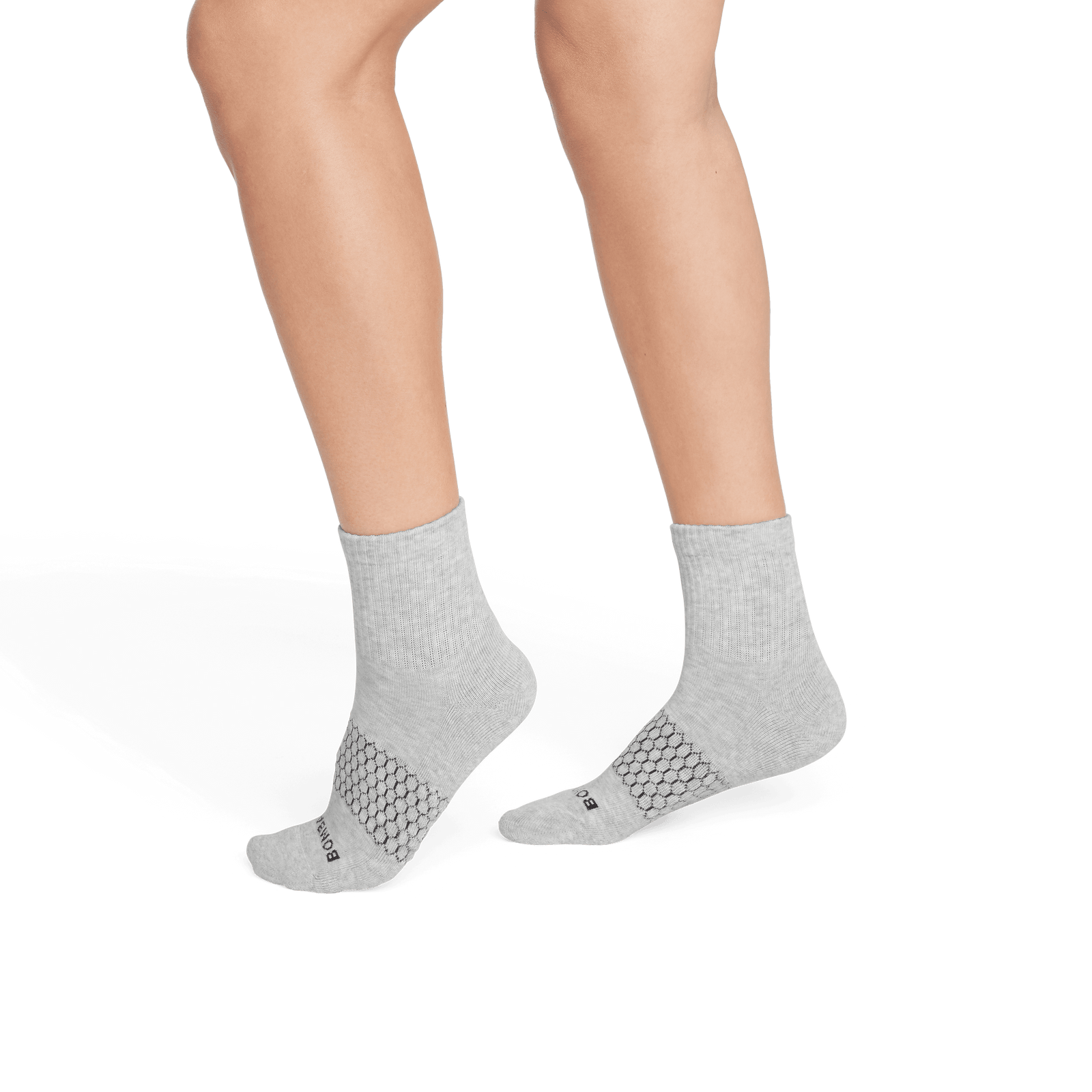 Solid Quarter Socks - Grey WO2 [8003]