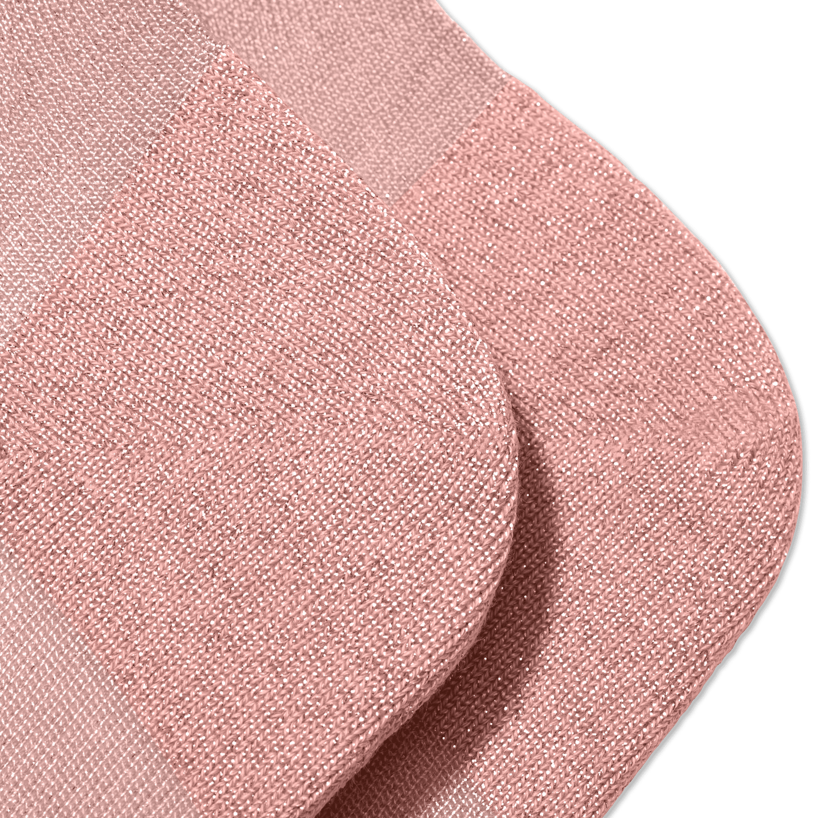 Women’s Sheer Sparkle Calf Socks - Cherry Blossom Detail [8072]