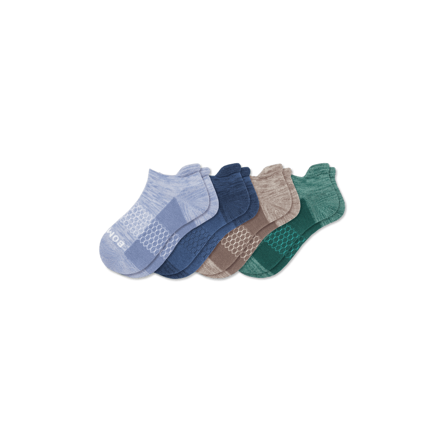 Youth Two Tone Ankle Sock 4-Pack - Weekend Trail Fit