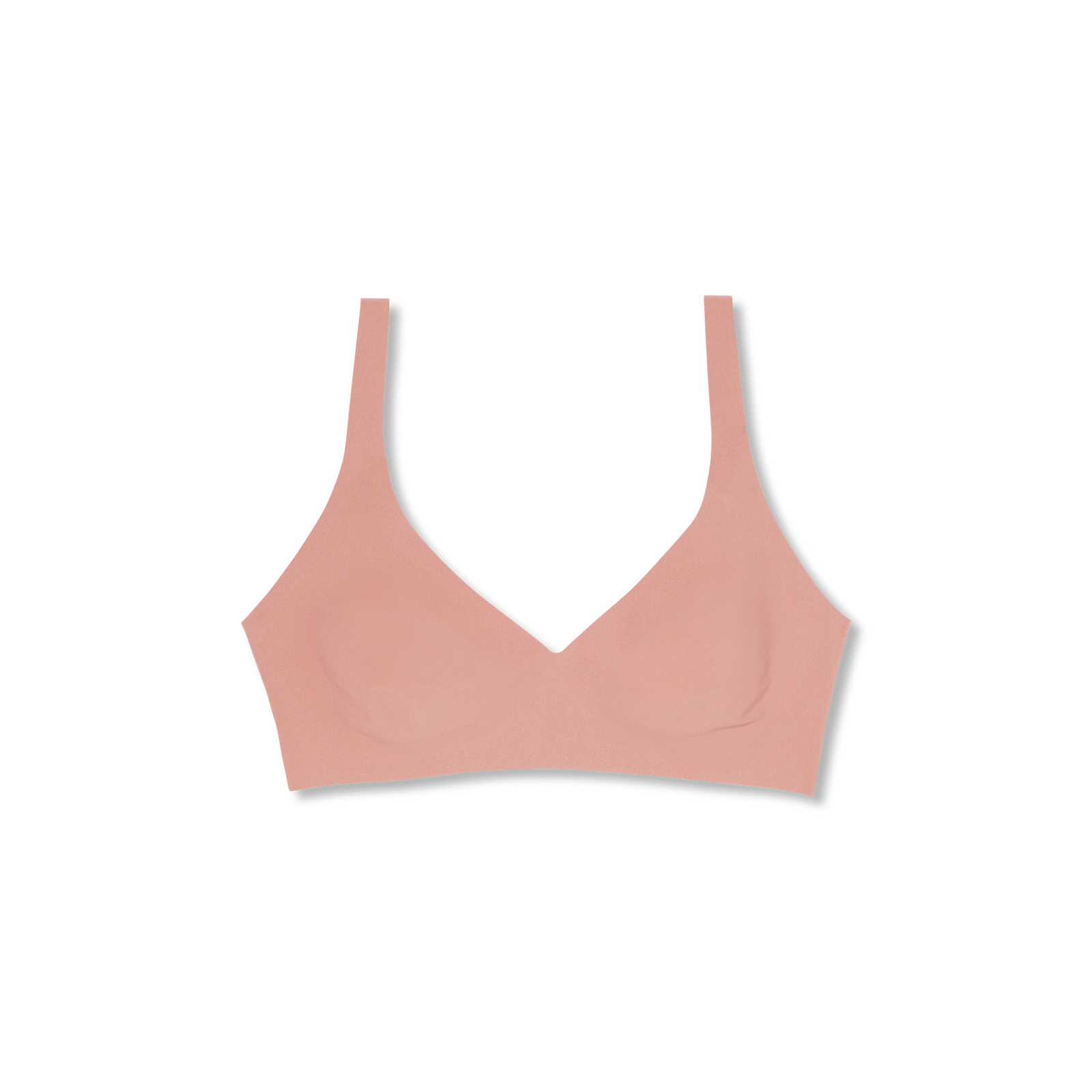 Women's No Show Plunge Bralette - Coco Plum L [8252]
