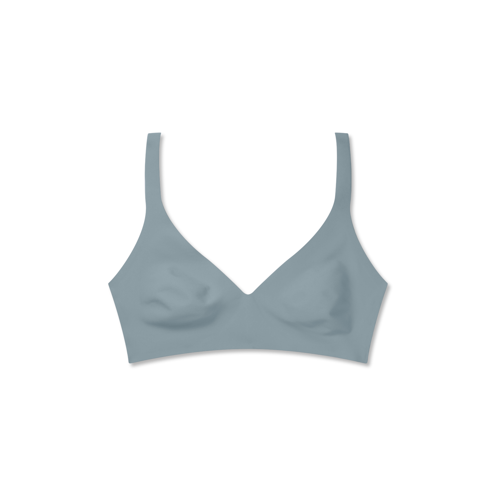 Women's No Show Plunge Bralette - Sea Storm L [8252]