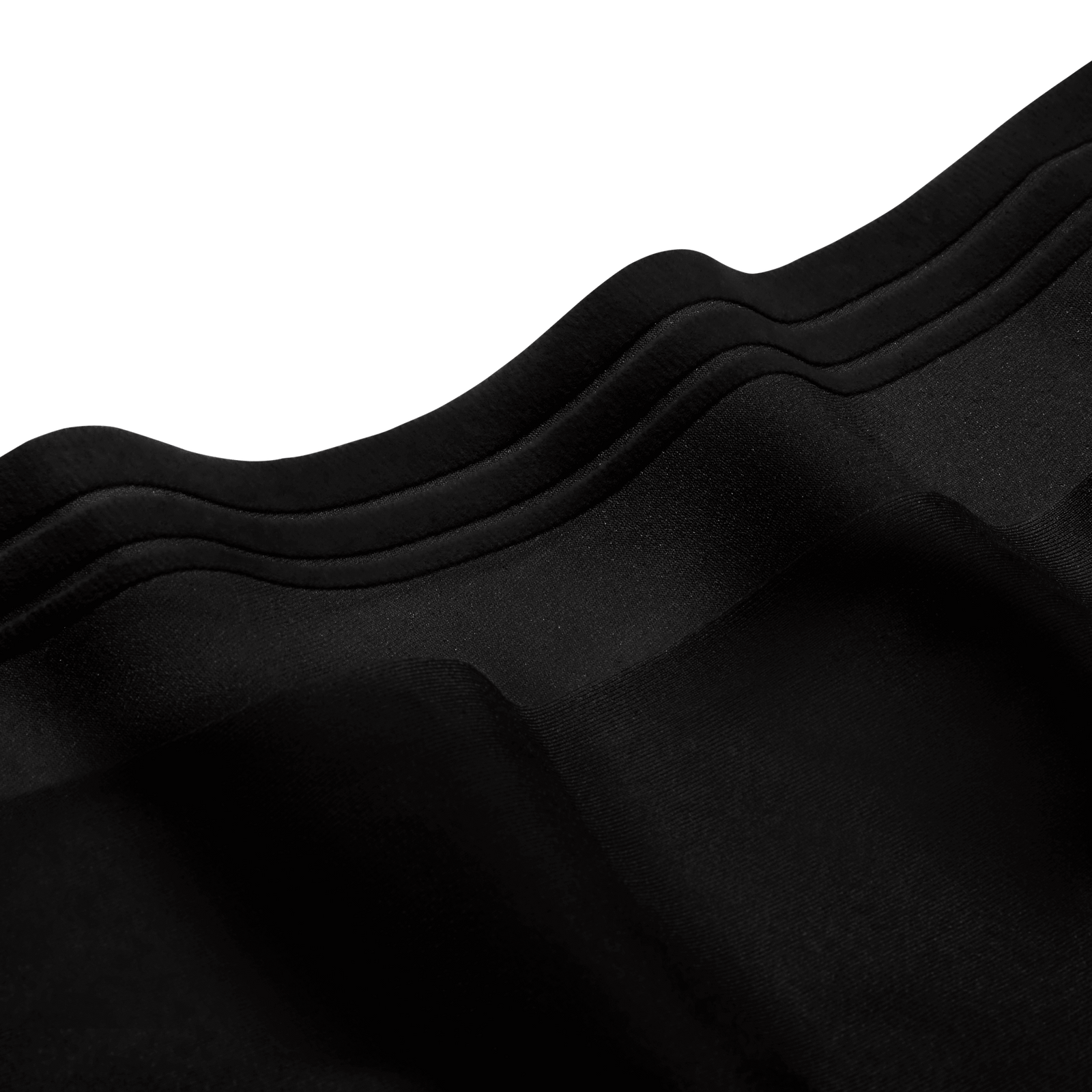 Women's No Show Hipster - Black Detail [8274]
