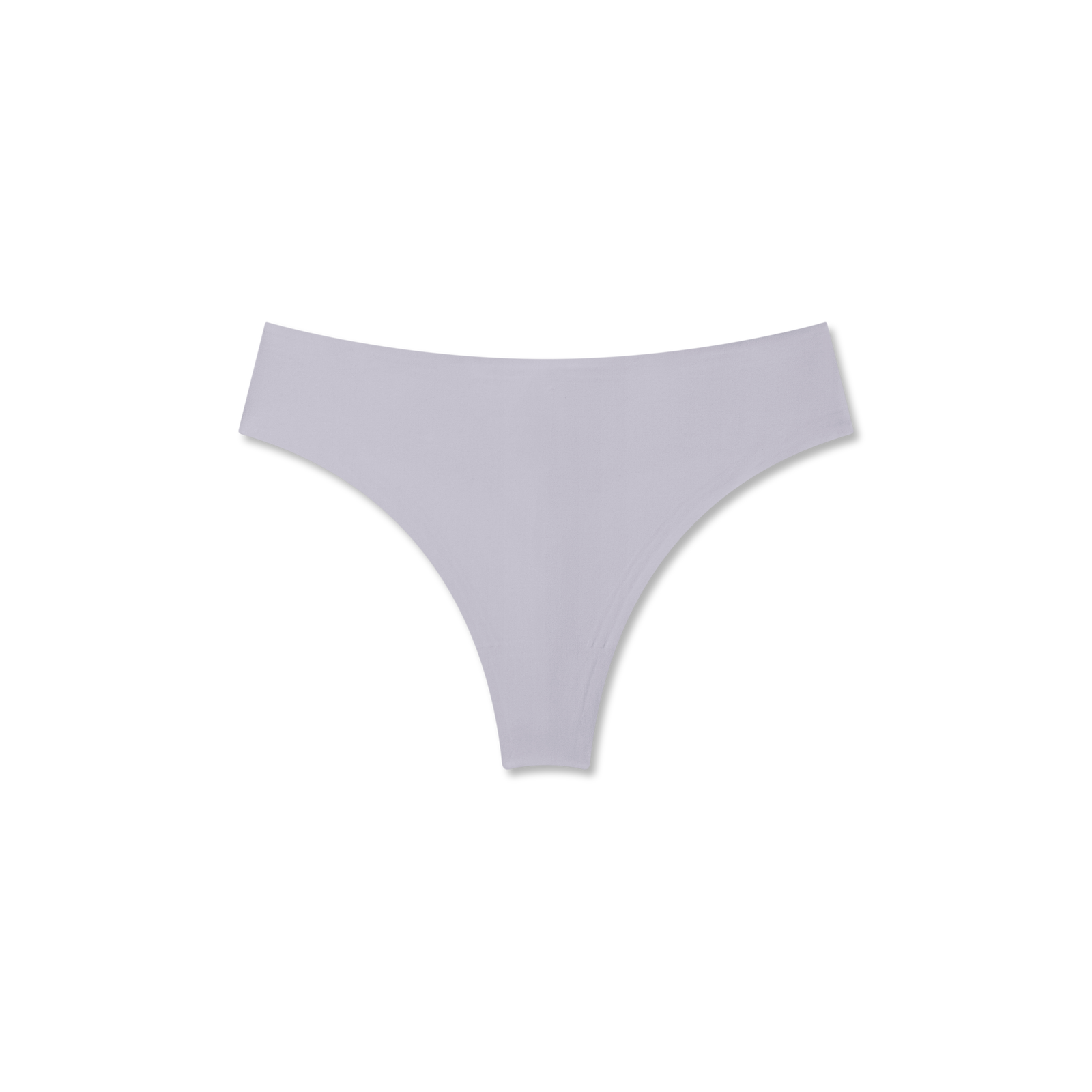 Women's No Show Thong - Nimbus Grey L [8275]