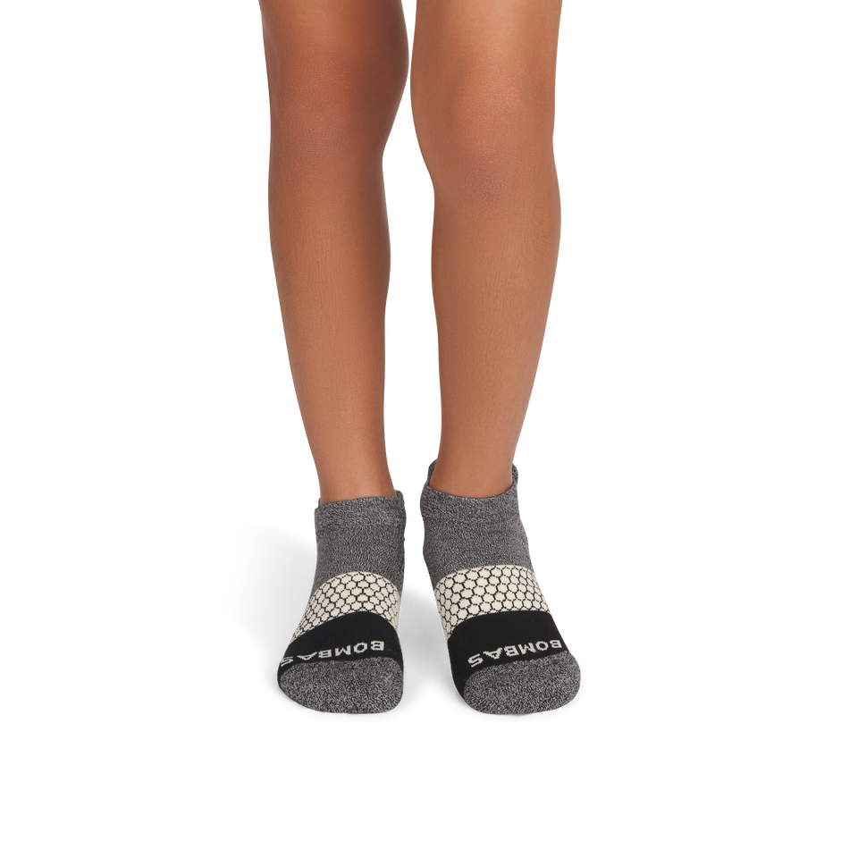 Tri-Block Ankle Sock - cream black YO1 [8293]