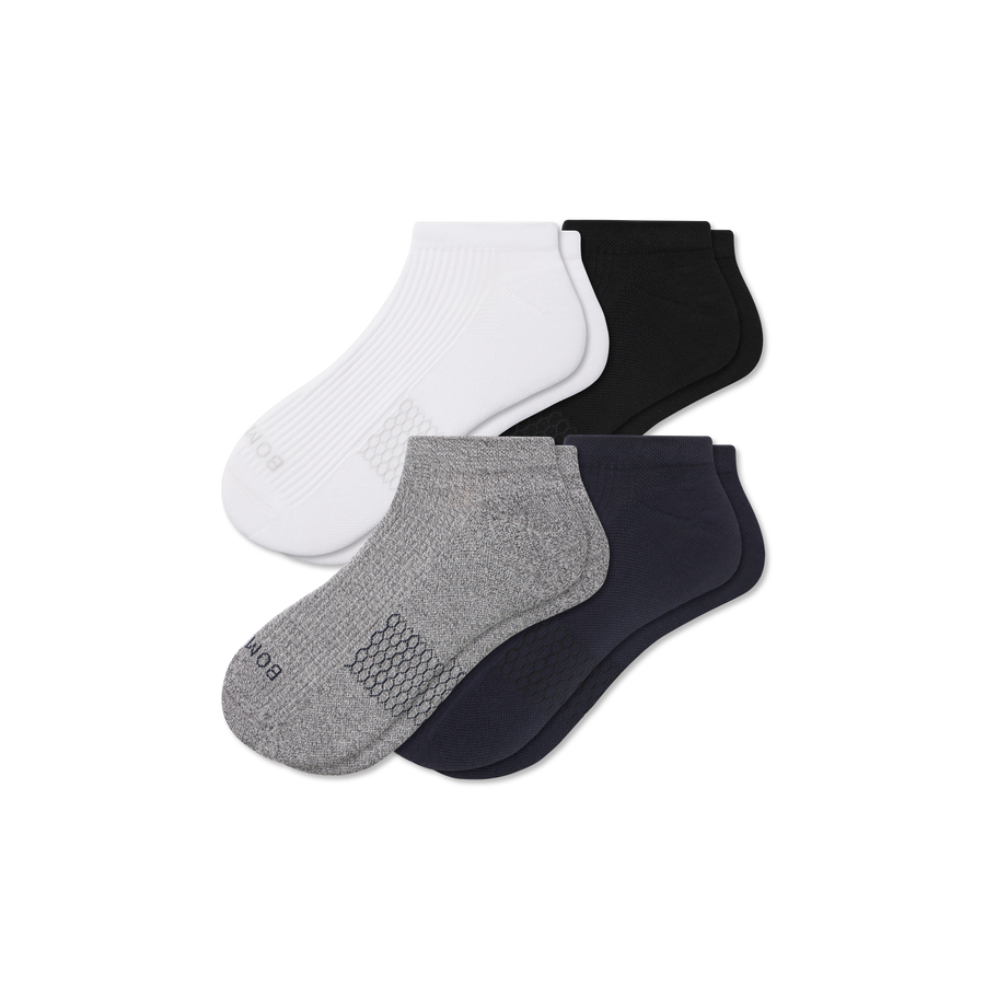Men's Modern Rib Ankle Sock 4-Pack - Active Office Comfort