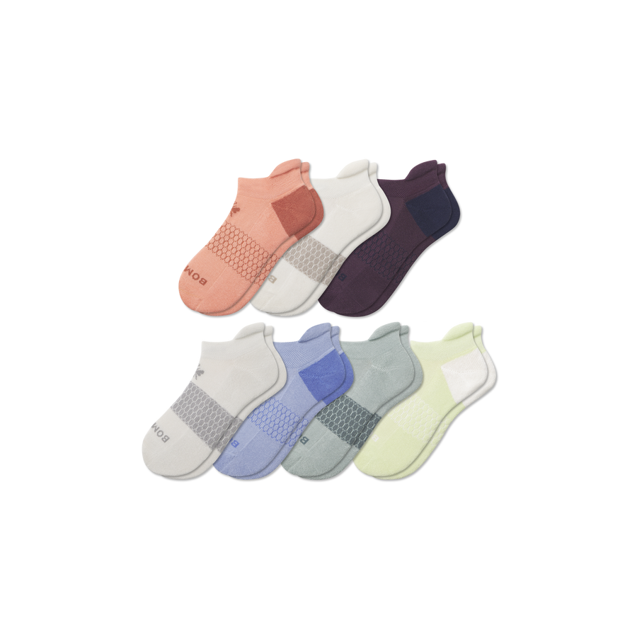 Youth Week of Bombas Ankle Sock 7-Pack - Breathable Travel Rotation