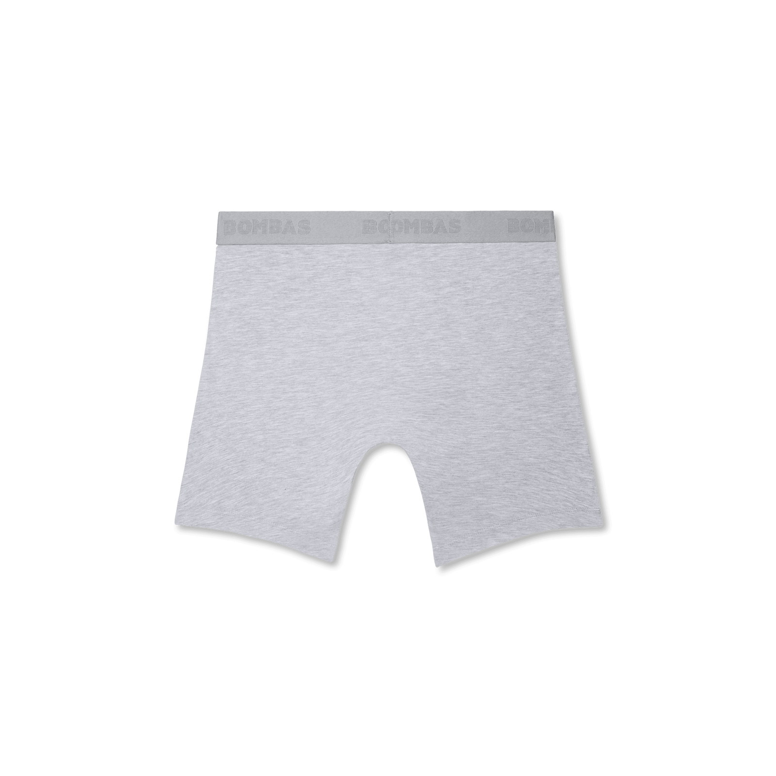 Men's Cotton Modal Blend Boxer Brief - Classic Fly - Medium Heather Grey L Back [8470]