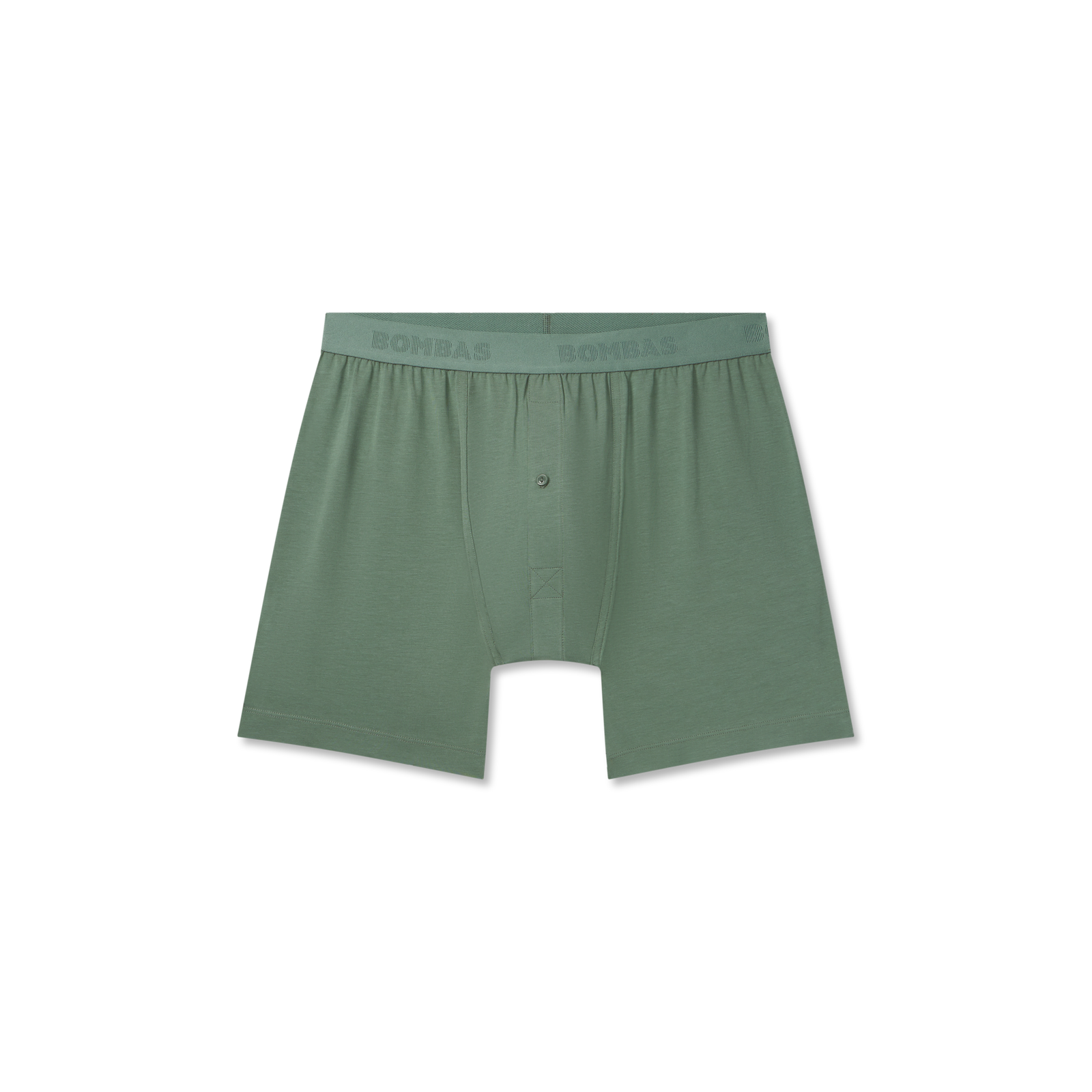 Cotton Modal Blend Boxer Brief - Dark Sage L [8473]