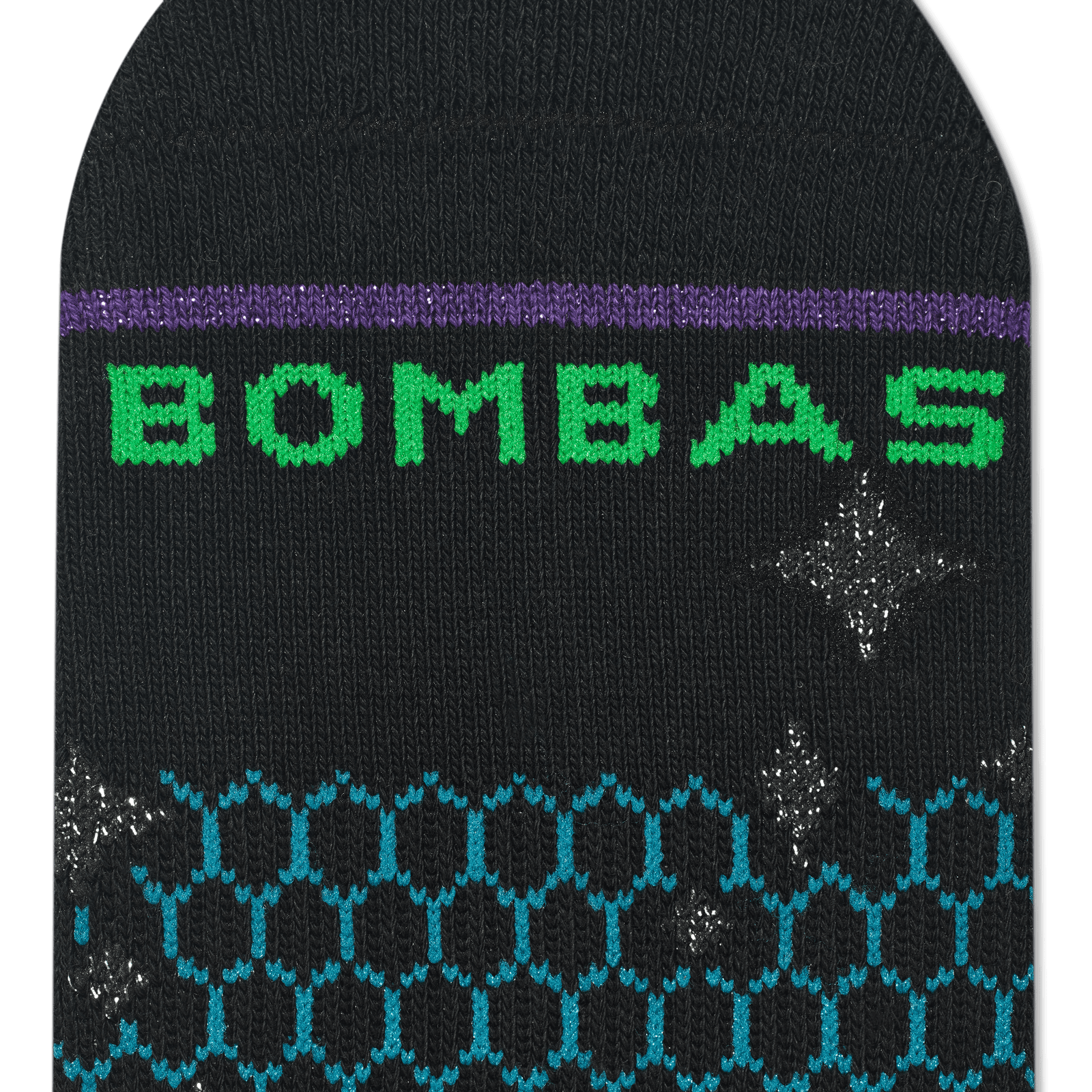Wicked X Bombas Ankle Socks - Black Detail [8502]