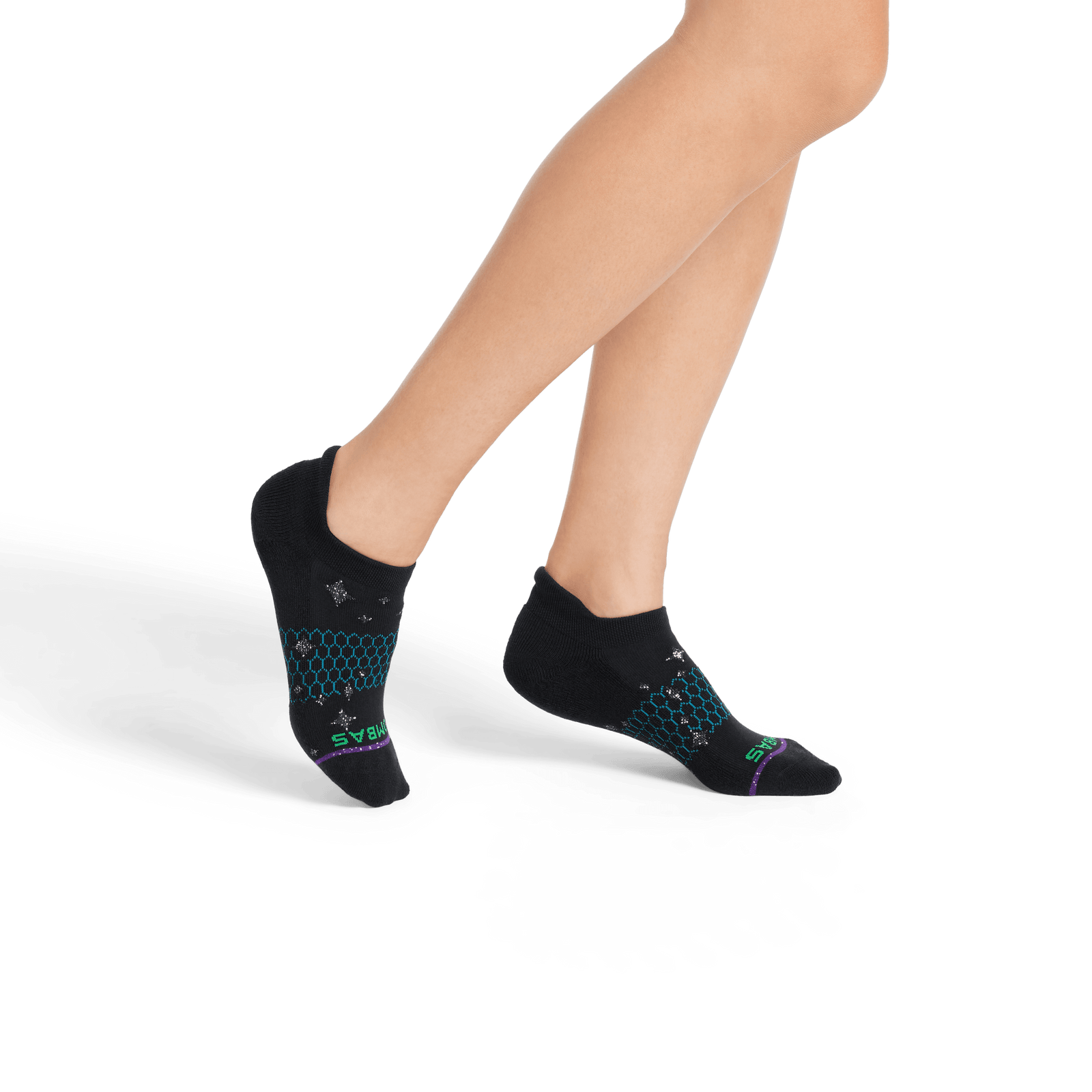 Wicked X Bombas Ankle Socks - Black WO2 [8502]