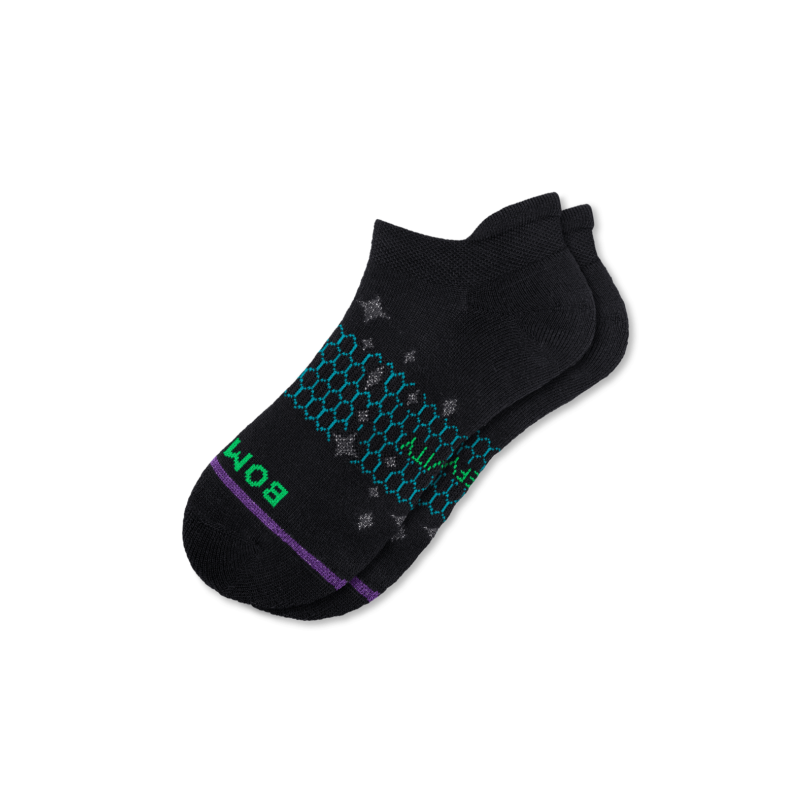 Wicked X Bombas Ankle Socks - Black L [8502]