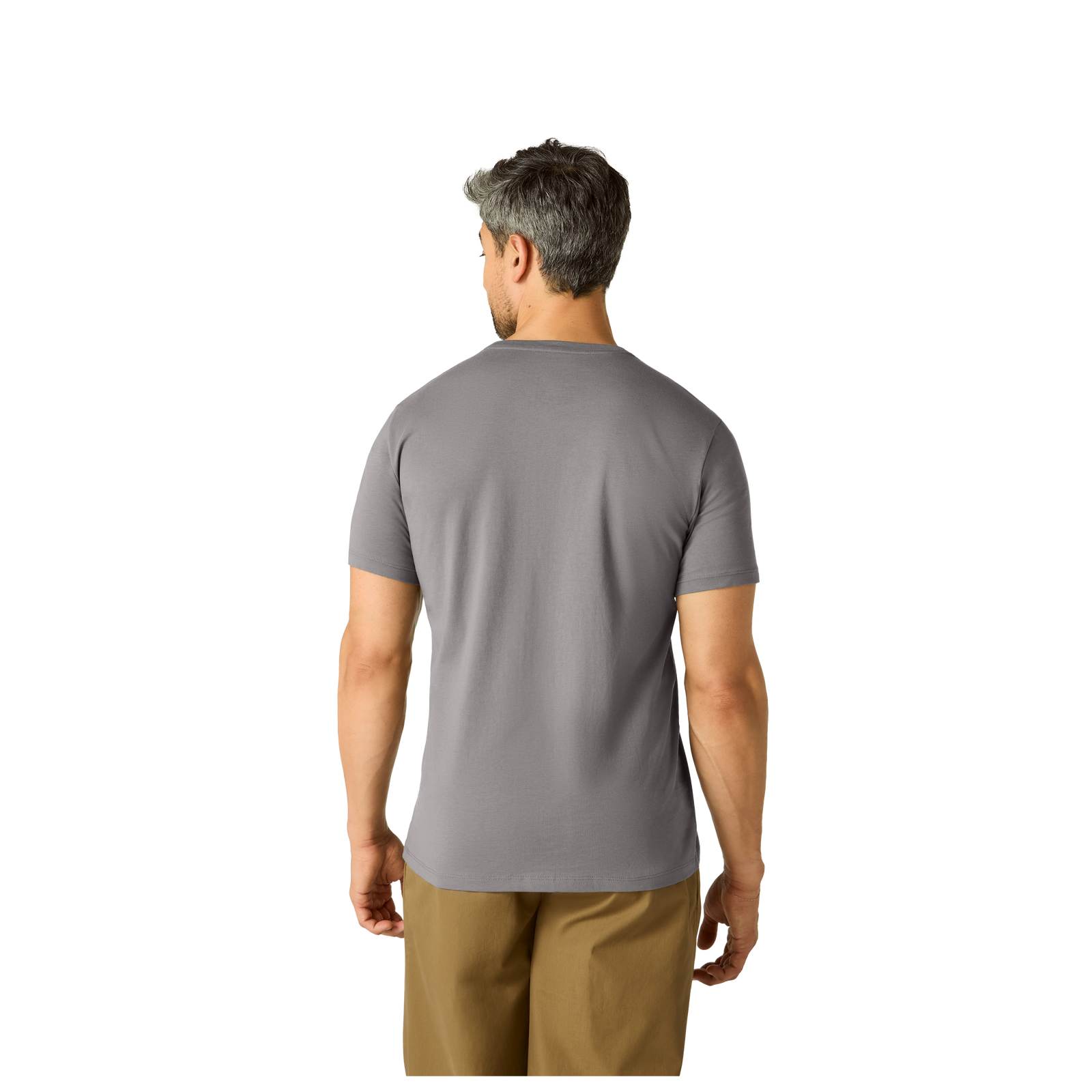 Men's Slim Fit Pima Cotton Crew Neck T-Shirt - Boulder MO2 [8526]