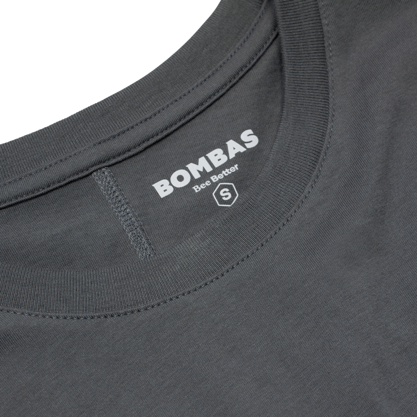 Women's Pima Cotton Slim Crew Neck T-Shirt - Cool Smoke Detail [8528]