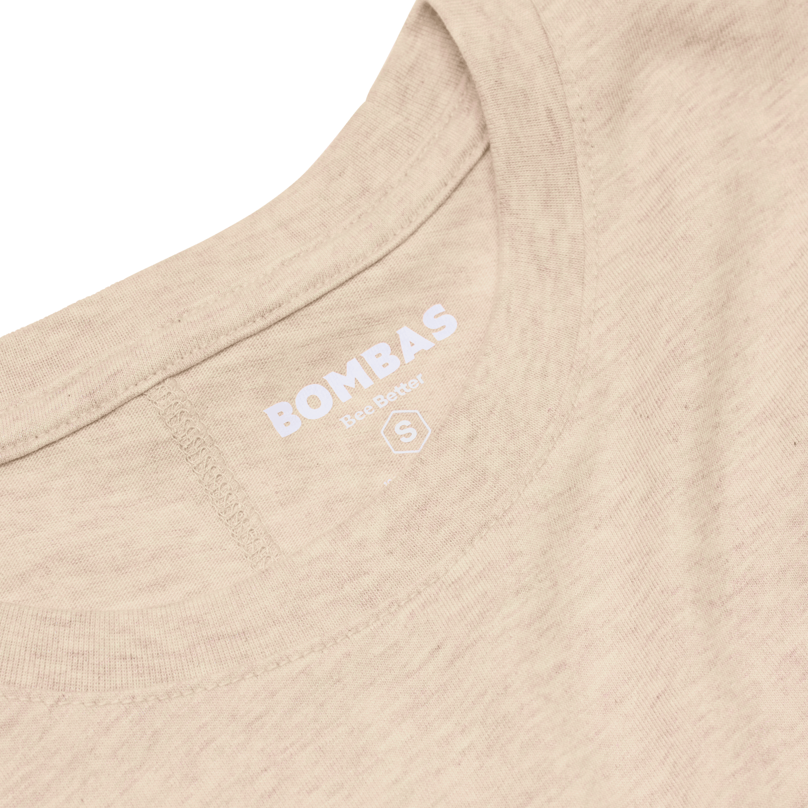 Women's Pima Cotton Slim Crew Neck T-Shirt - Sandy Heather Detail [8528]