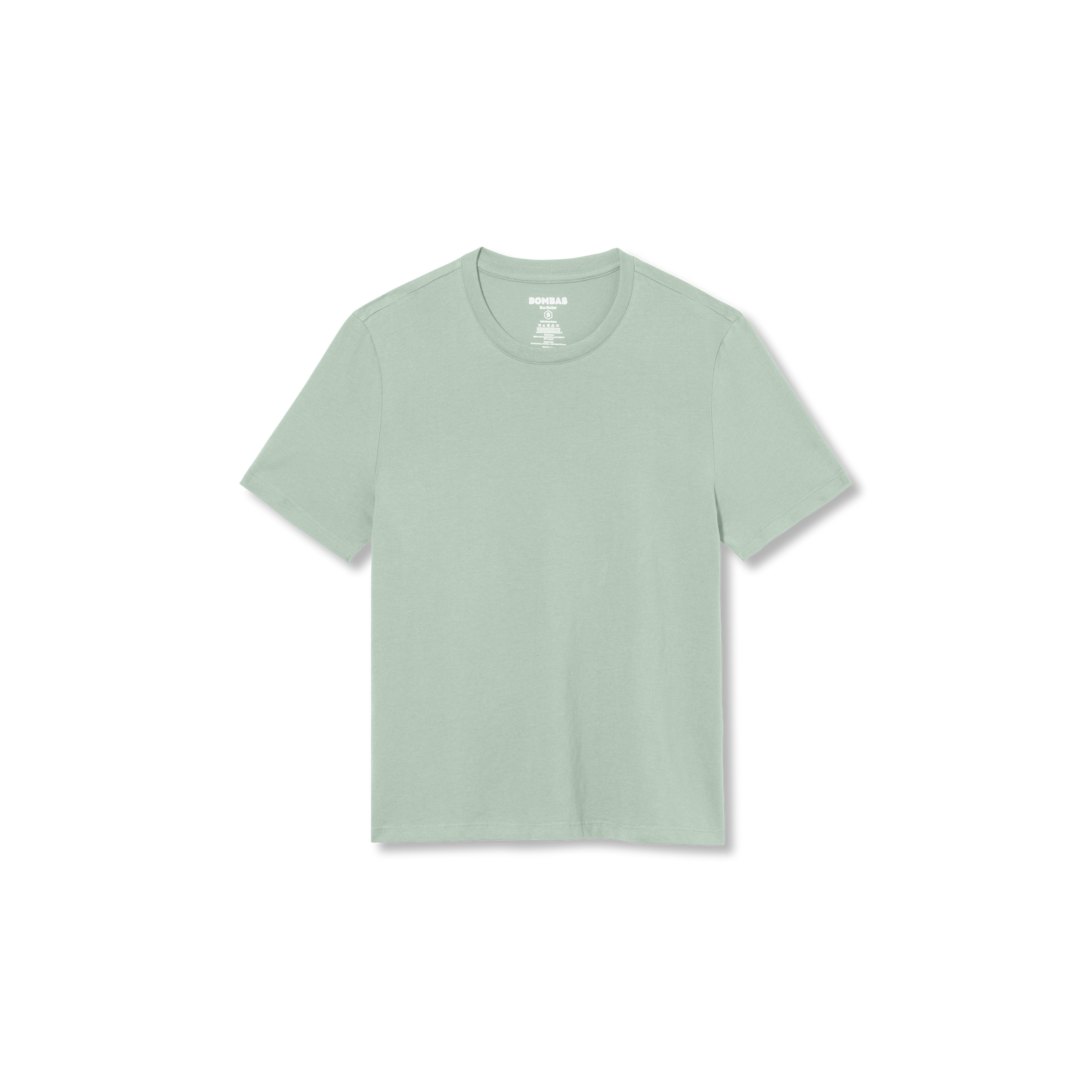 Women's Pima Cotton Crew Neck T-Shirt - Mint Foam L [8530]