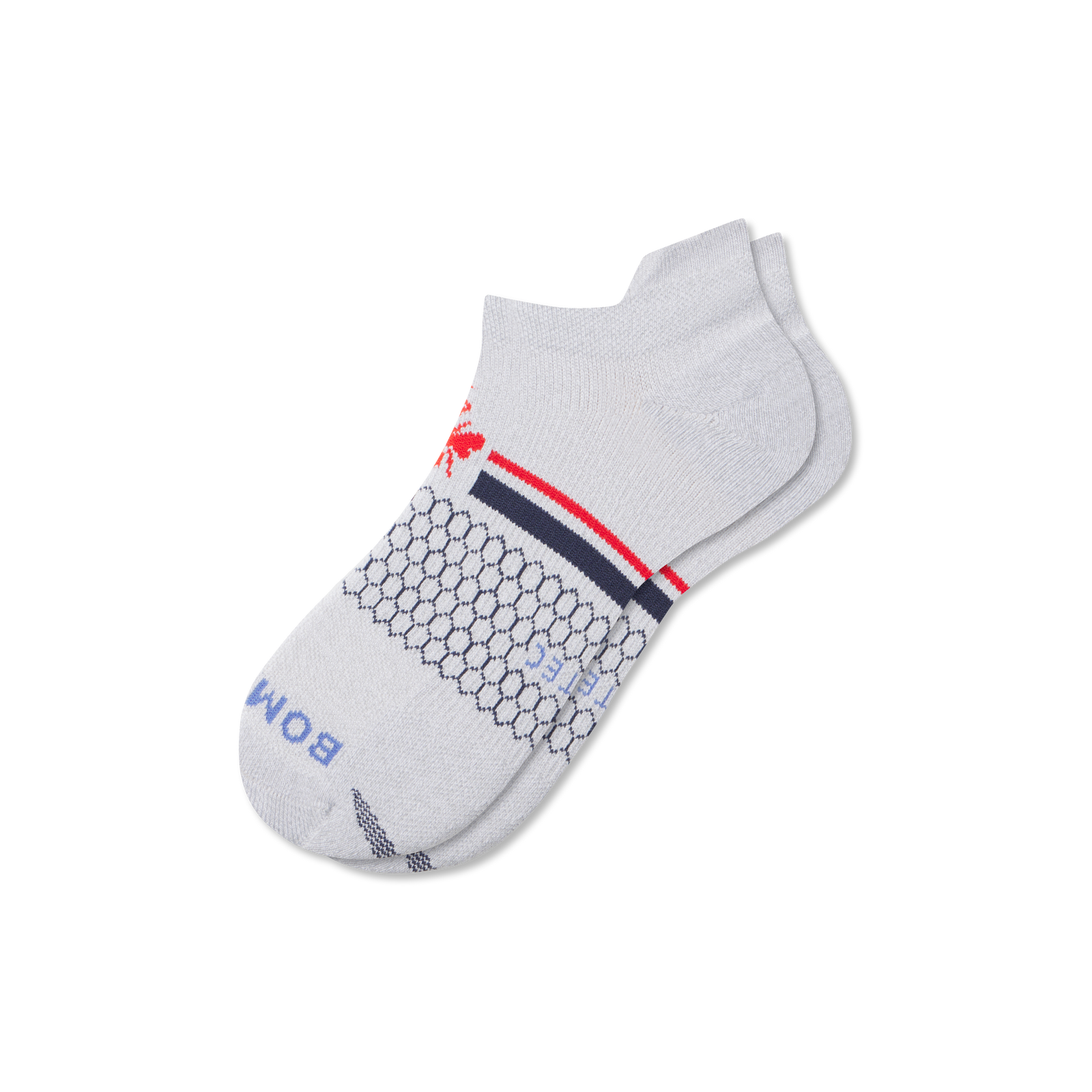 All-Purpose Performance Ankle Socks - Harbor Grey Red Sky L [8573]
