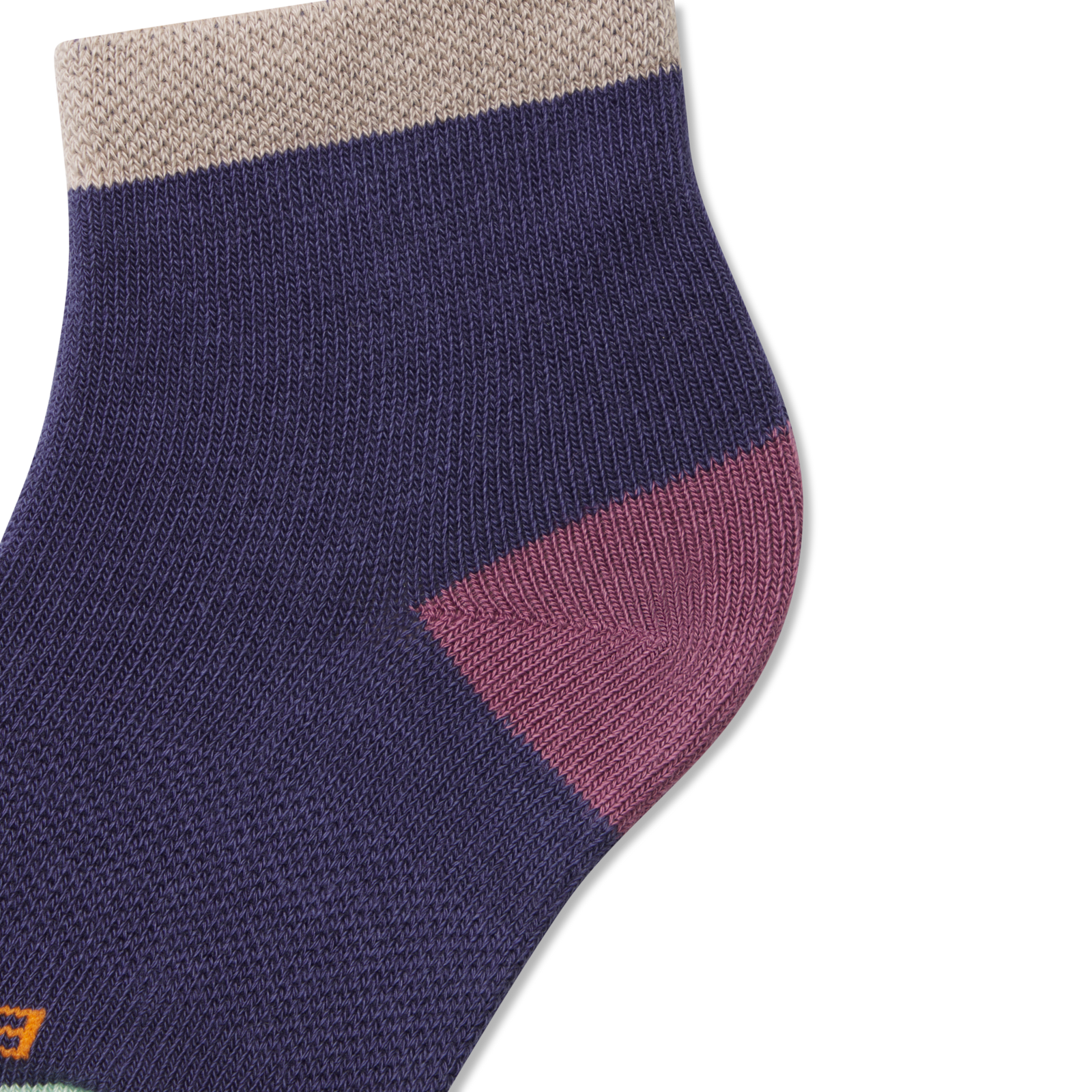 Toddler Lightweight Calf Socks - Navy Dusk Detail [8590]