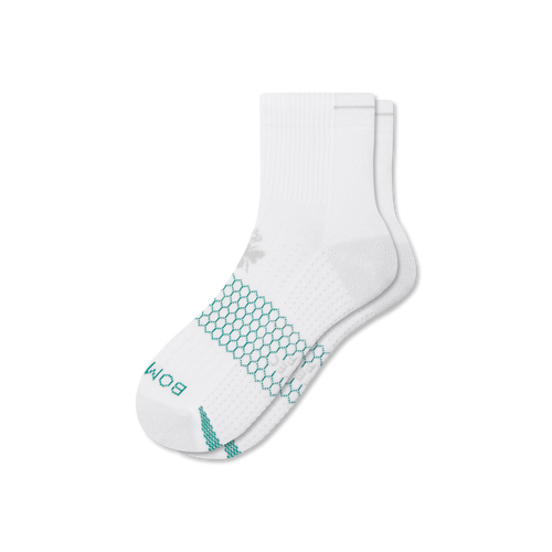 Golf Quarter Socks - White L [8602]