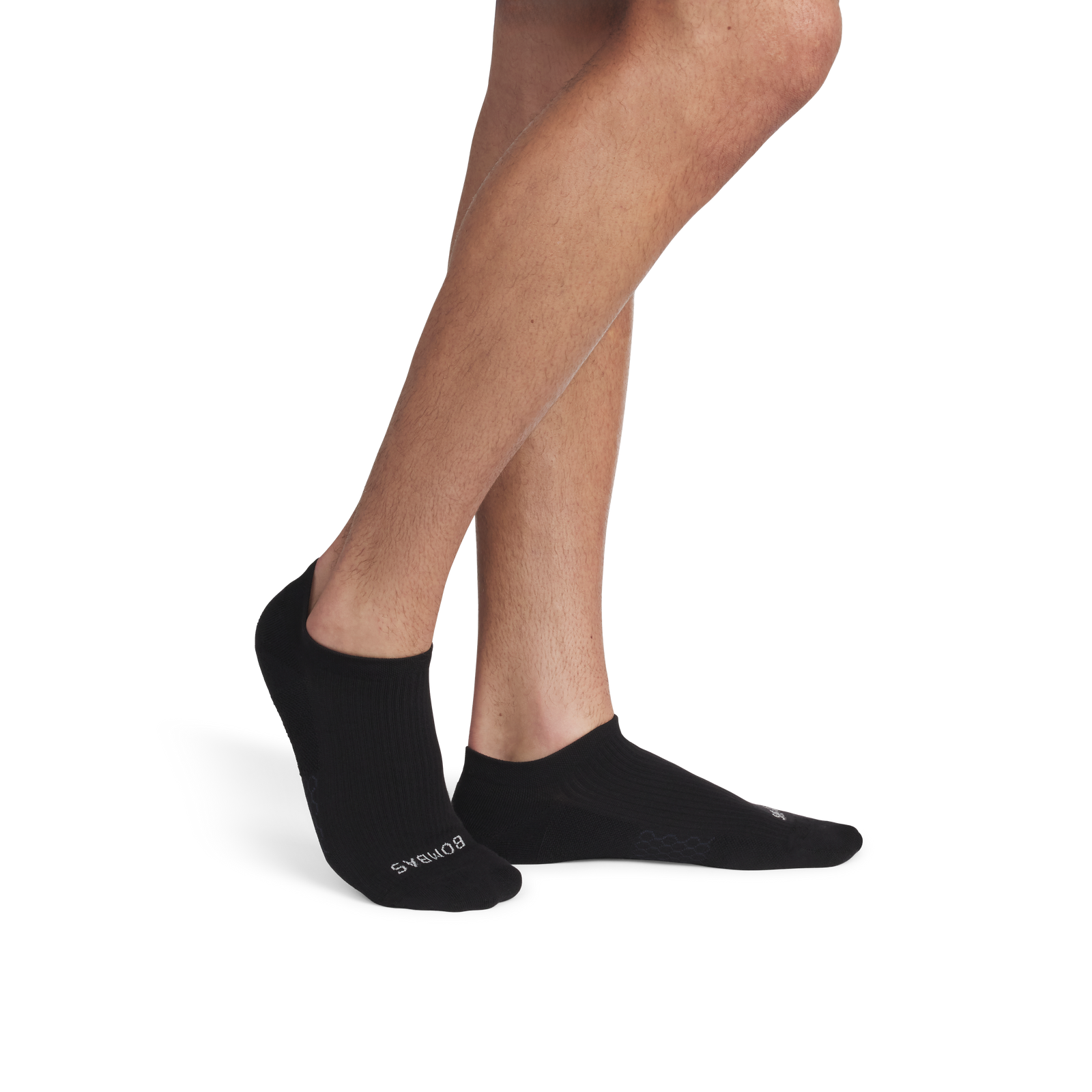 Modern Rib Ankle Socks - Black MO2 [8606]