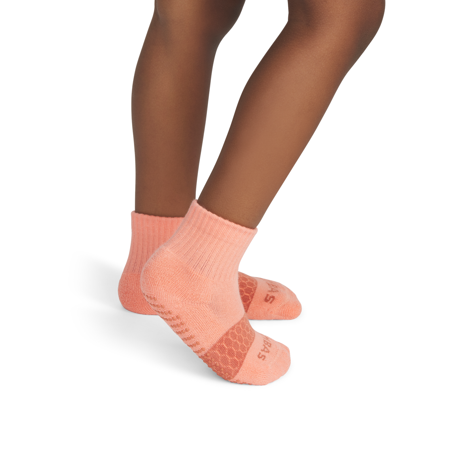 Solids Gripper Calf Socks - Guava TO1 [8618]