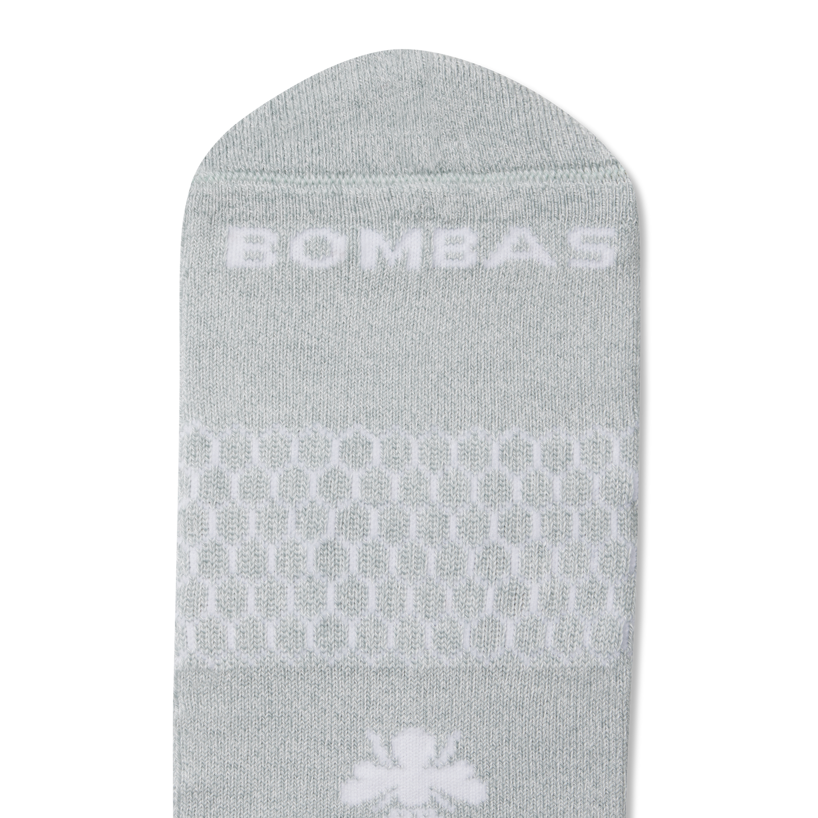 Gripper Ankle Socks - Misty Sky Soft White Detail [8629]