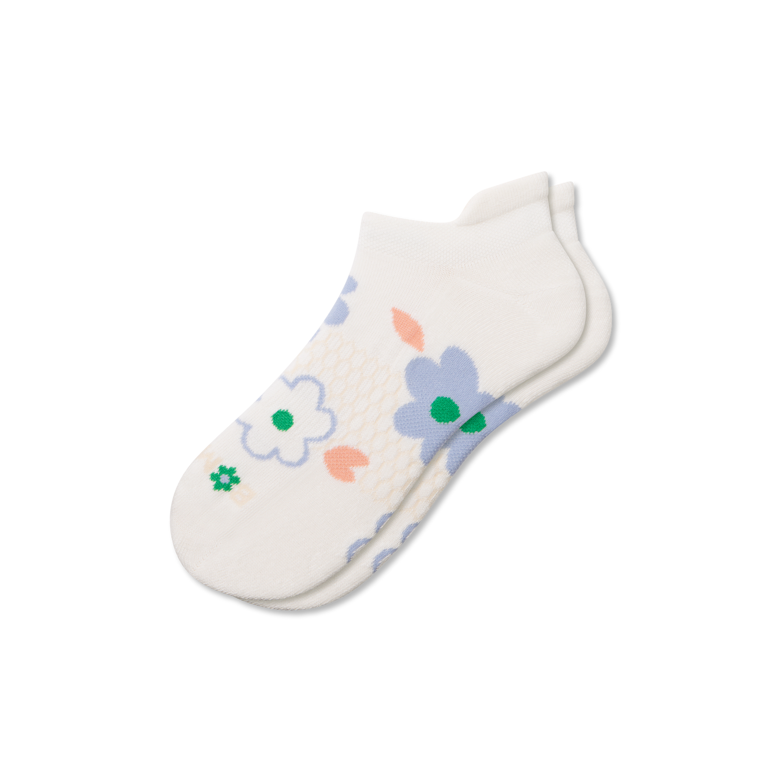 Women's Garden Party Ankle Socks - Soft White L [8635]