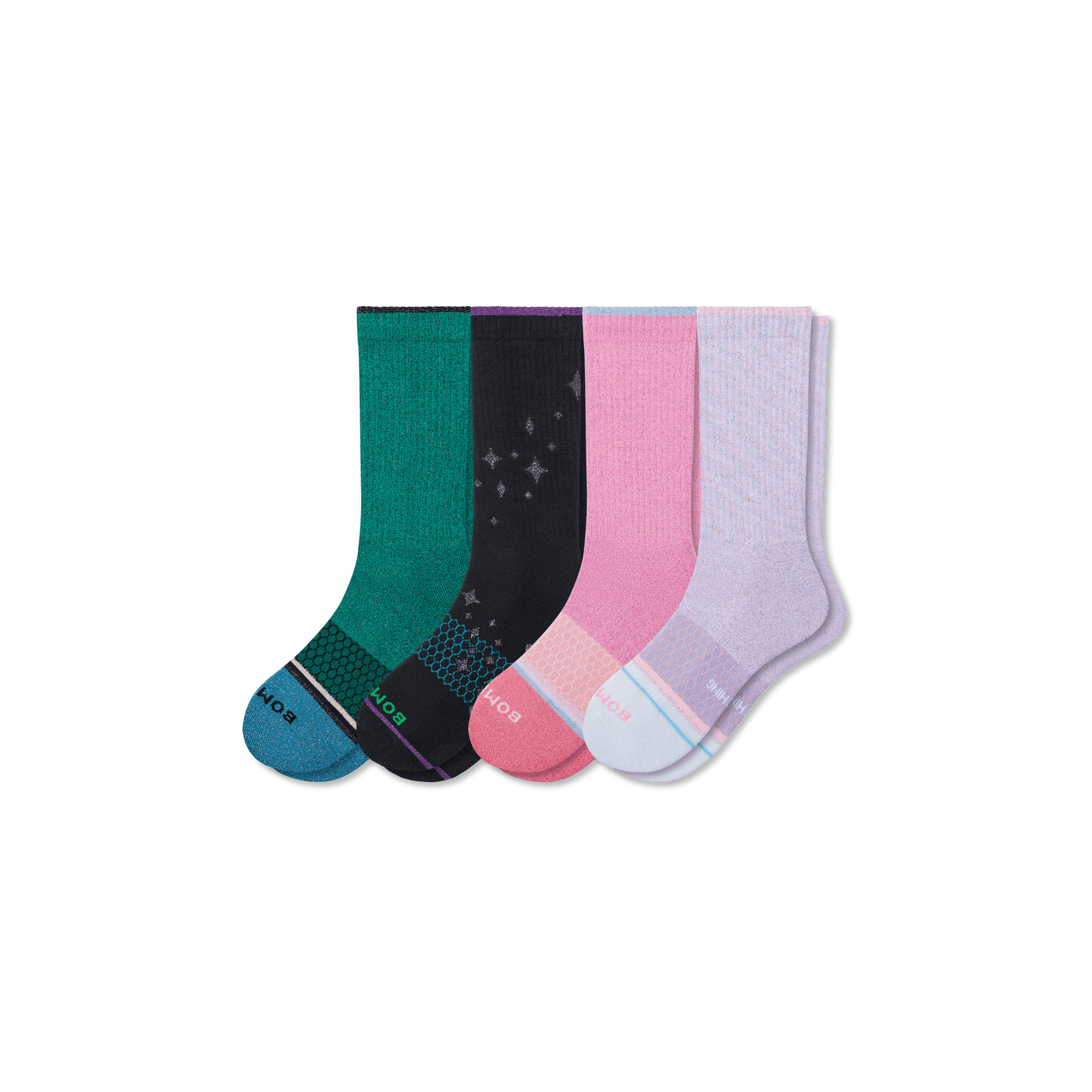 Wicked X Bombas Calf Sock 4-Pack - Wicked Mix L [8679]