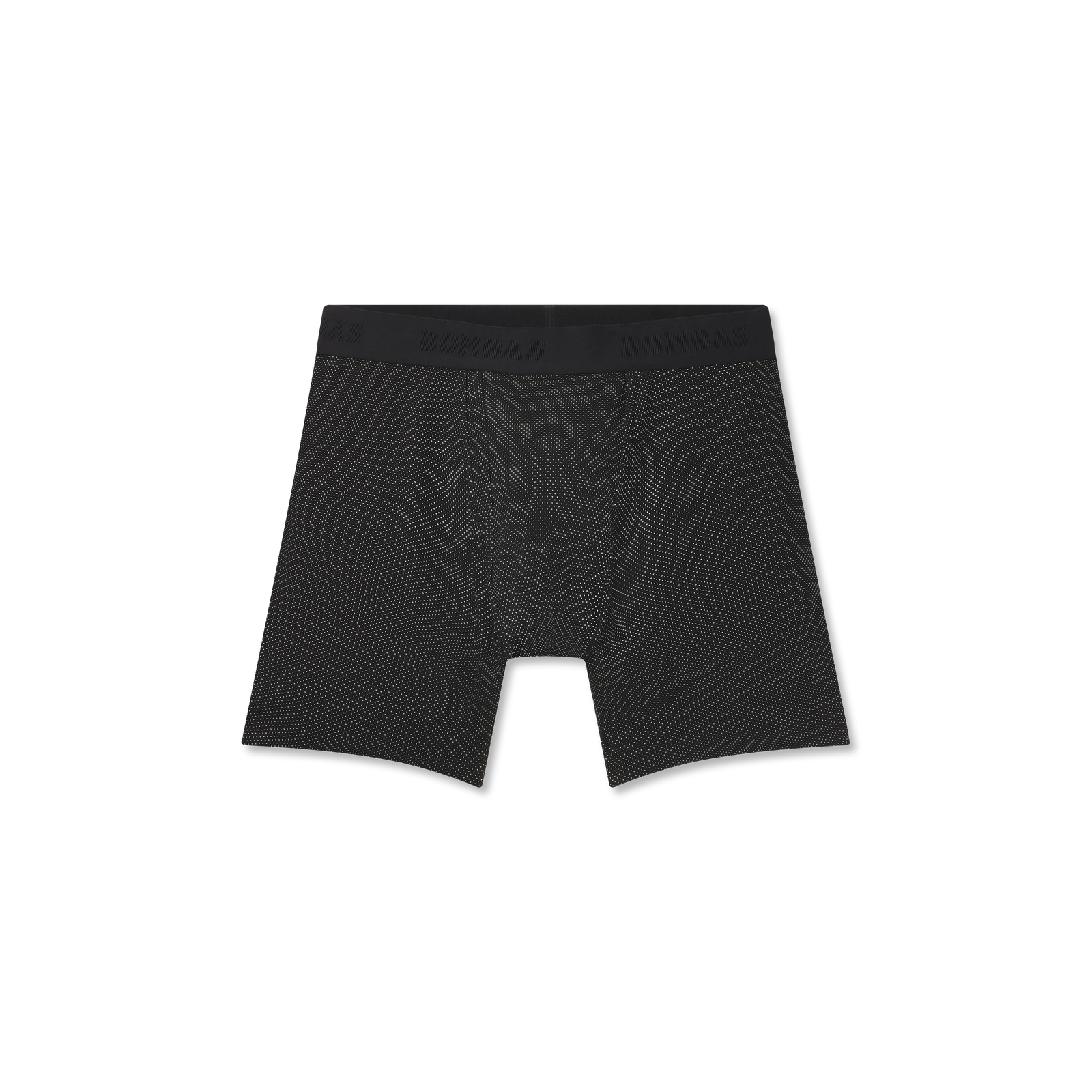 Men's Cotton Modal Blend Boxer Brief - Black Birds Eye L [8707]