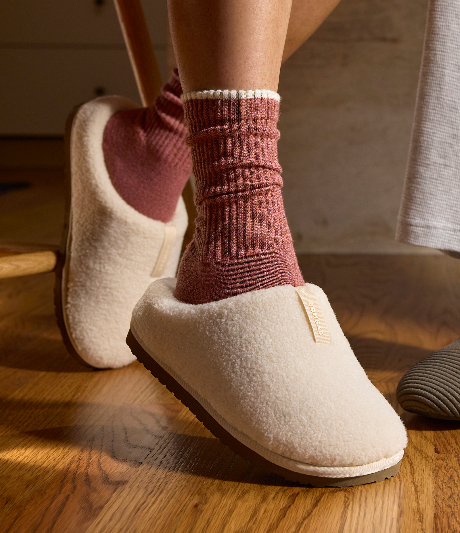 Women's Sunday Plush Slipper - Cream [8814][LIFESTYLE]