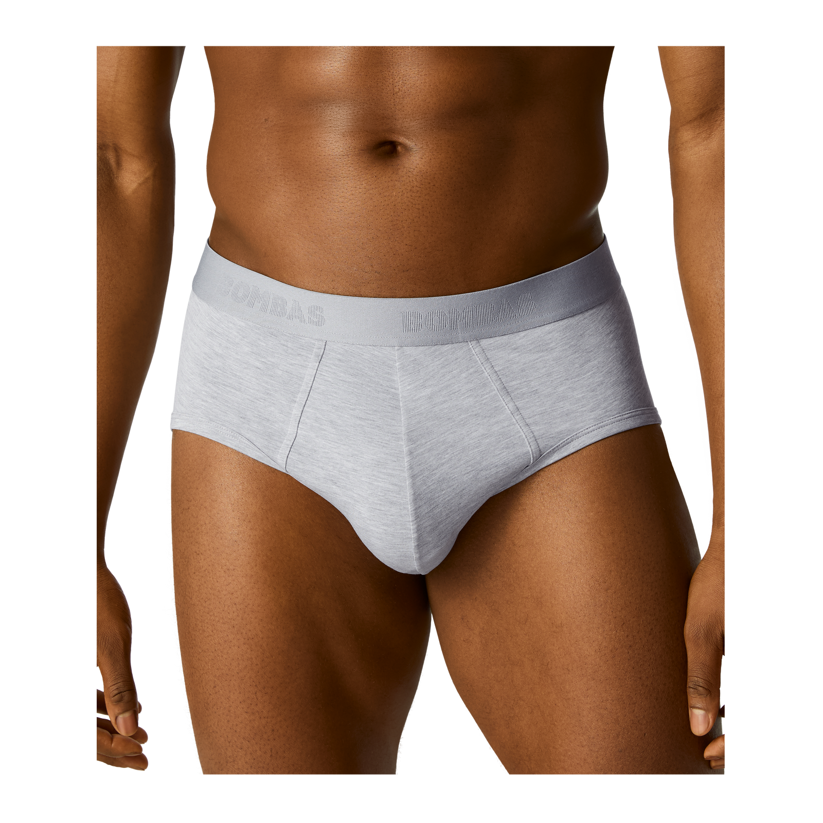 Cotton Modal Blend Brief - Medium Grey Heather MO1 [8817]
