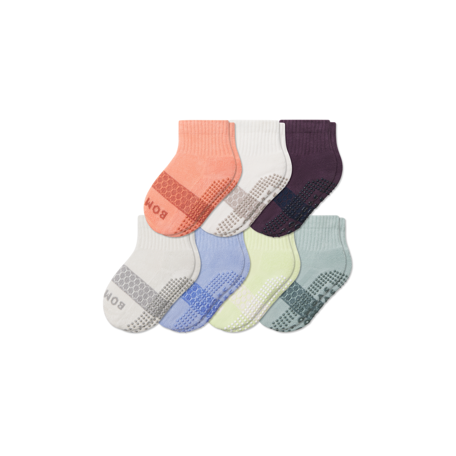 Toddler Week of Bombas Gripper Calf Sock 7-Pack - Studio Recovery Pair