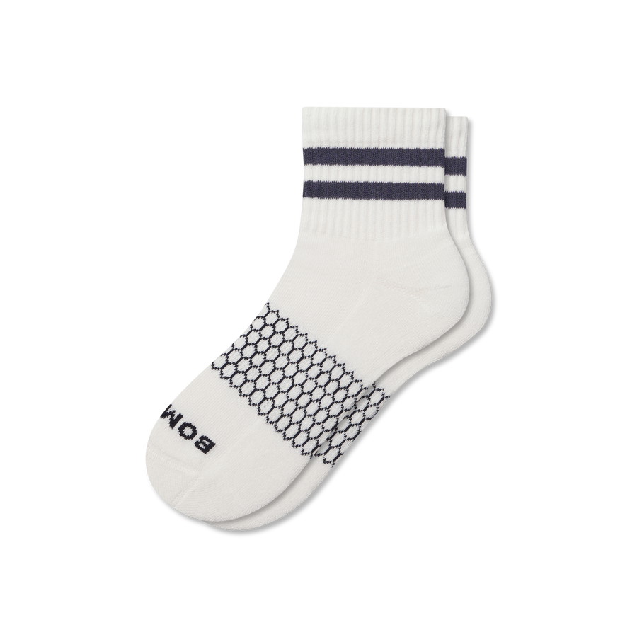Men's Vintage Stripes Quarter Socks - Easy Step