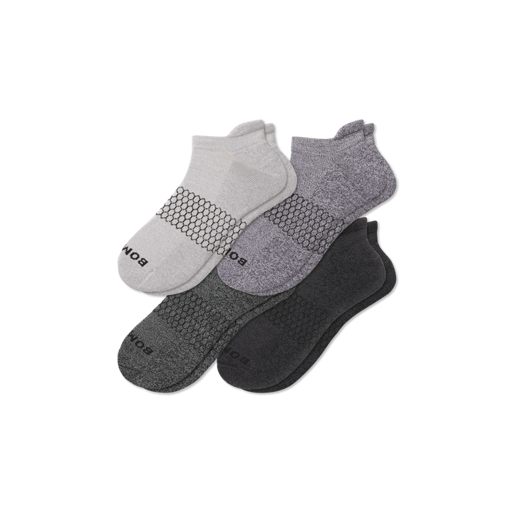 Marl Ankle Sock 4-Pack - Shades L [9037]