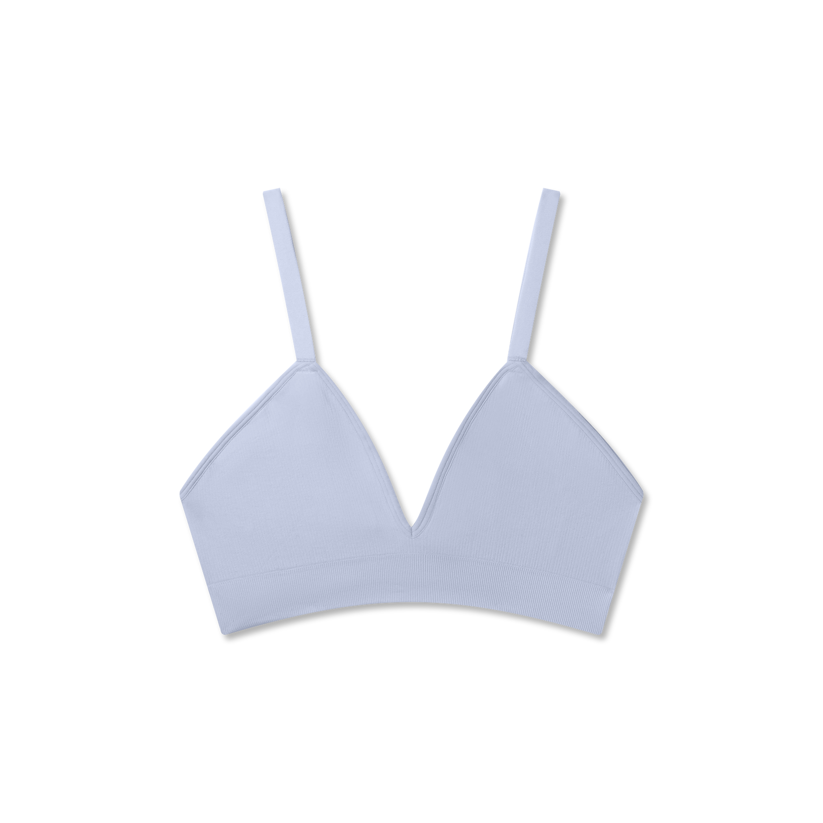 Women's Seamless Triangle Bralette - Sky Sail Blue L [9112]