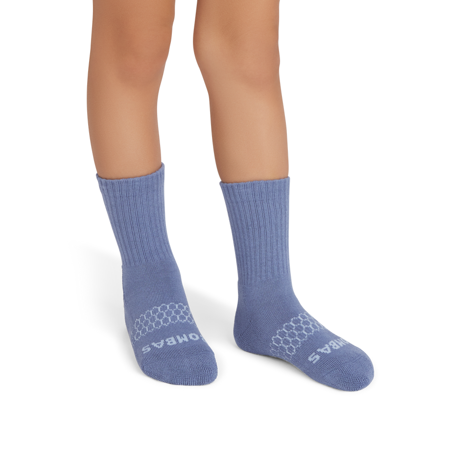 Junior Calf Socks - blue smoke cloud blue JO1 [9147]