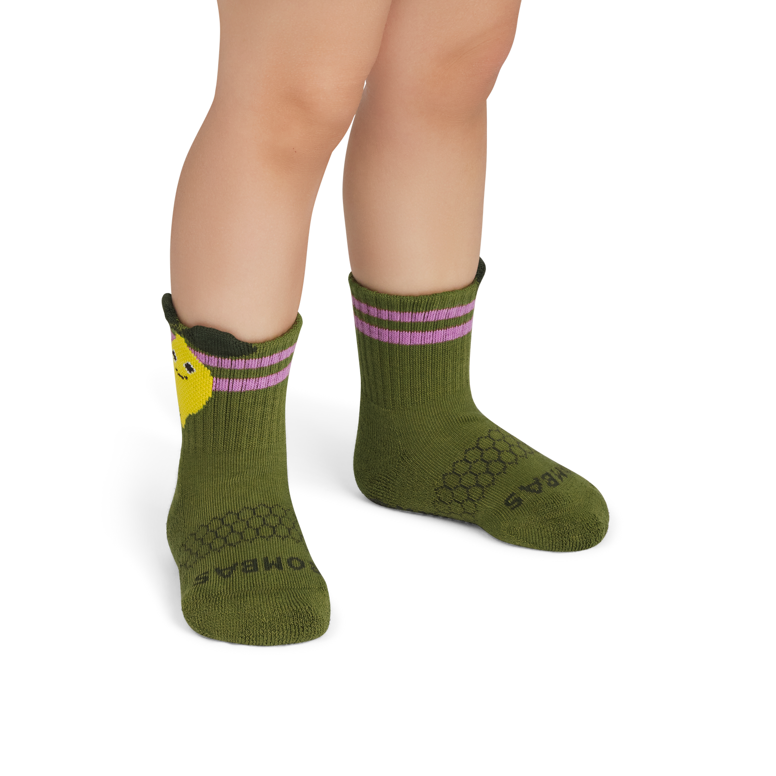 Toddler Gripper Calf Socks - field green TO1 [9208]