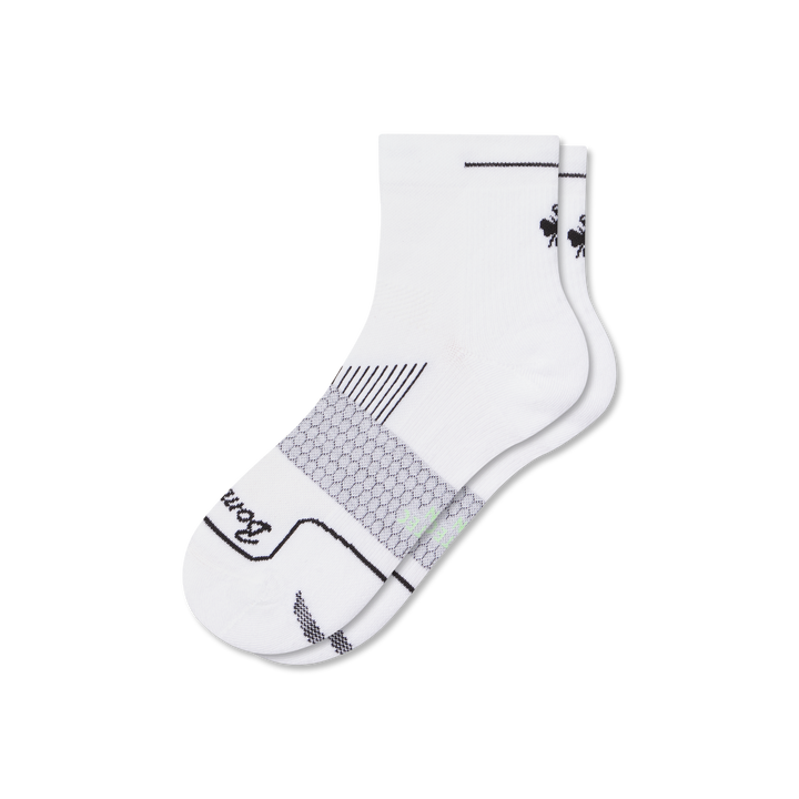 Running Quarter Socks - White L [9270] [2025]