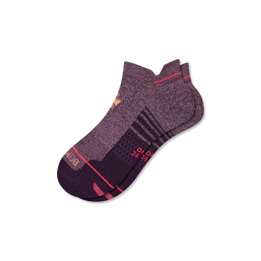 Men's Merino Wool Blend Run Ankle Socks - Classic No Show Move