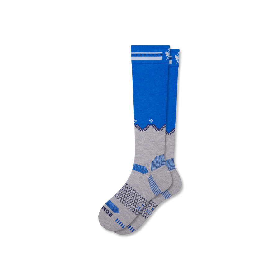 Men's Full-Cushion Merino Wool Blend Ski & Snowboard Socks - Breathable School Pair
