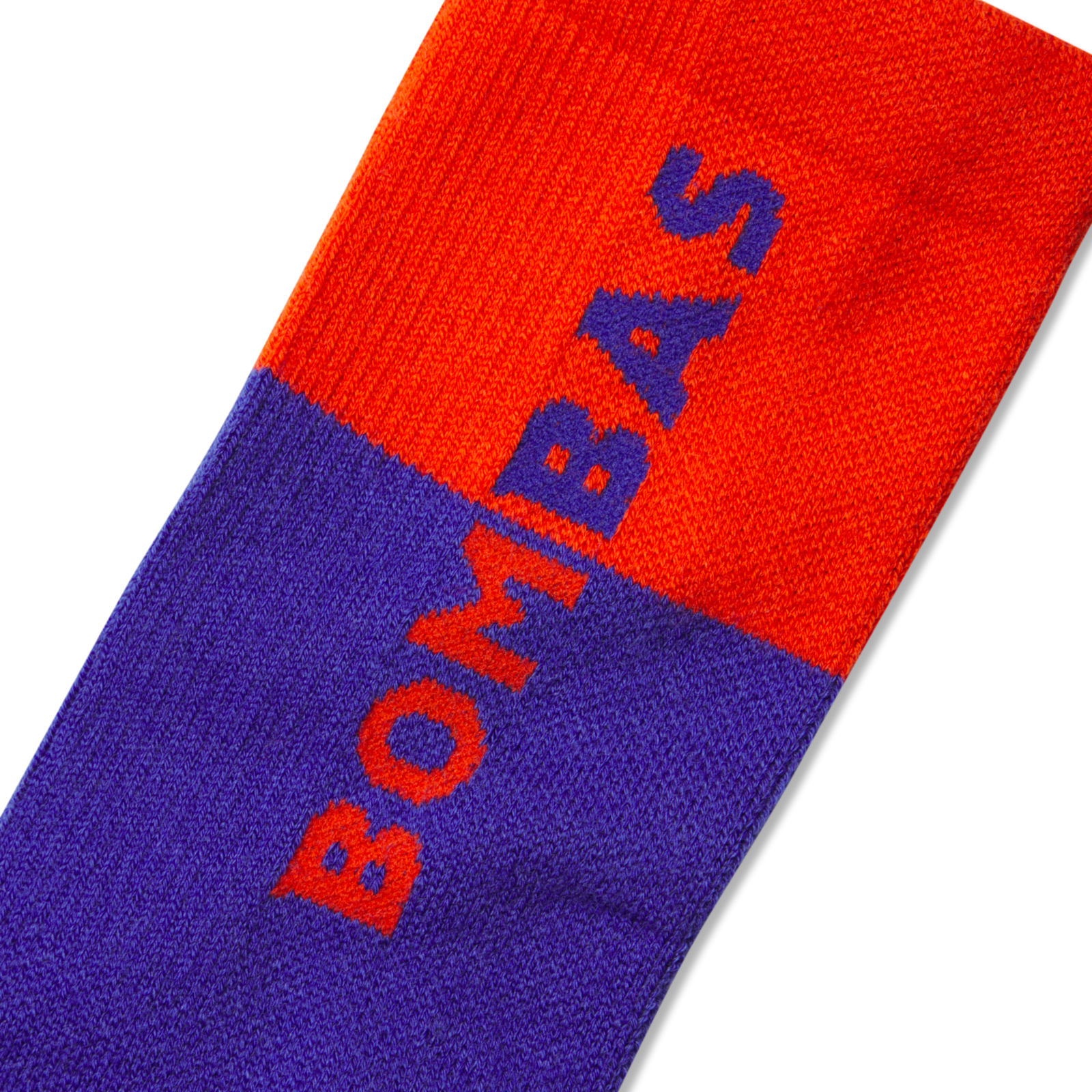 Merino Wool Blend Hiking Calf Socks - lava blue Detail [9719]