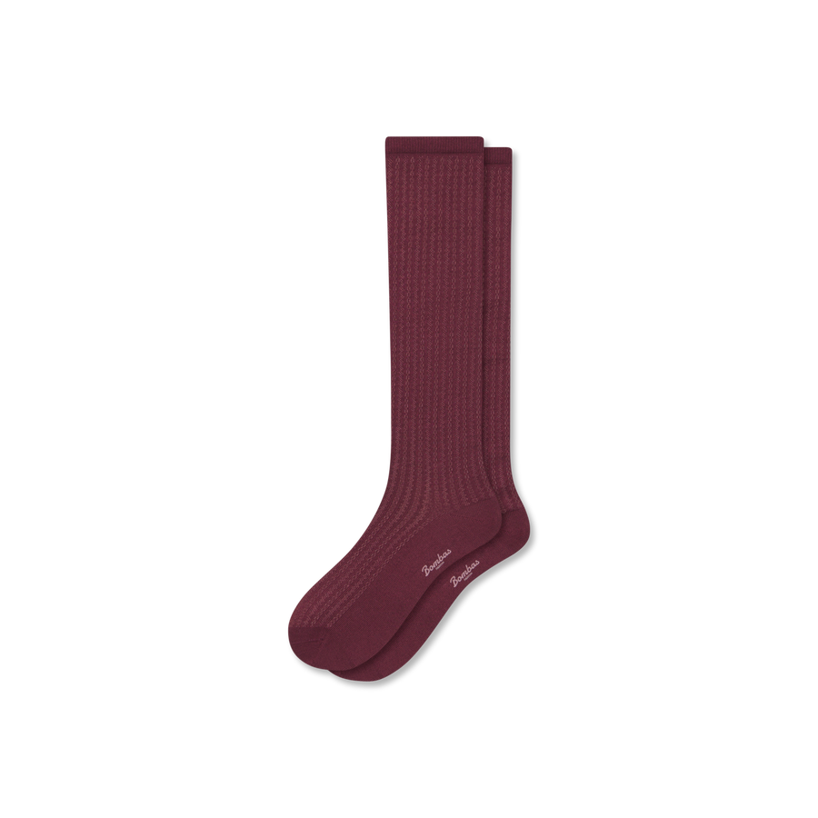 Women's Pointelle Knee High Socks - Daily Low Cut Rotation