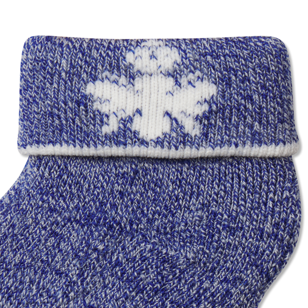 Merino Wool Blend Calf Sock - glacier blue Detail