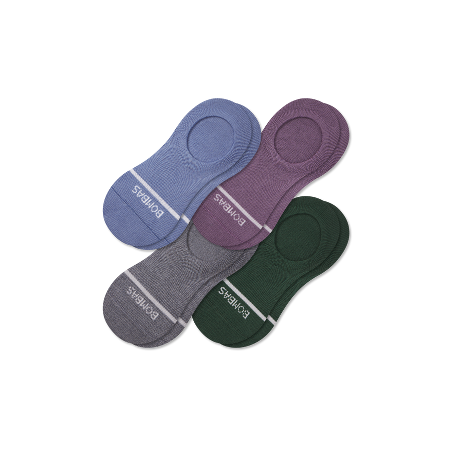Women's Lightweight Merino Wool Blend No Show Sock 4-Pack - Studio Run Pair