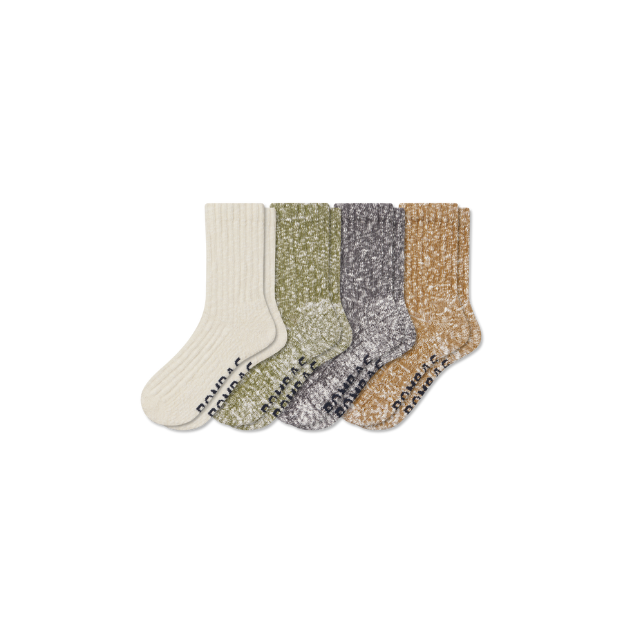 Women's Chunky Ragg Half Calf Sock 4-Pack - Studio Low Cut Wear