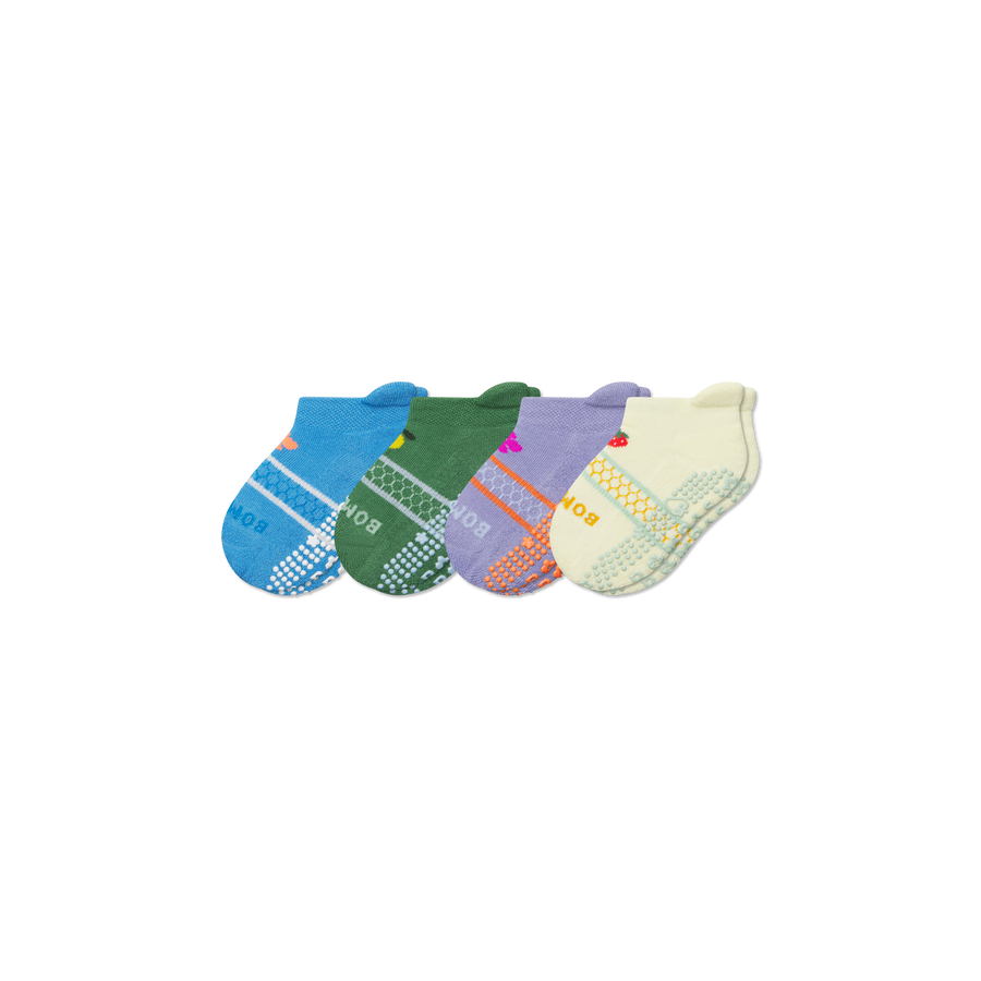Toddler Garden Party Ankle Sock 4-Pack - Trail Everyday Rotation